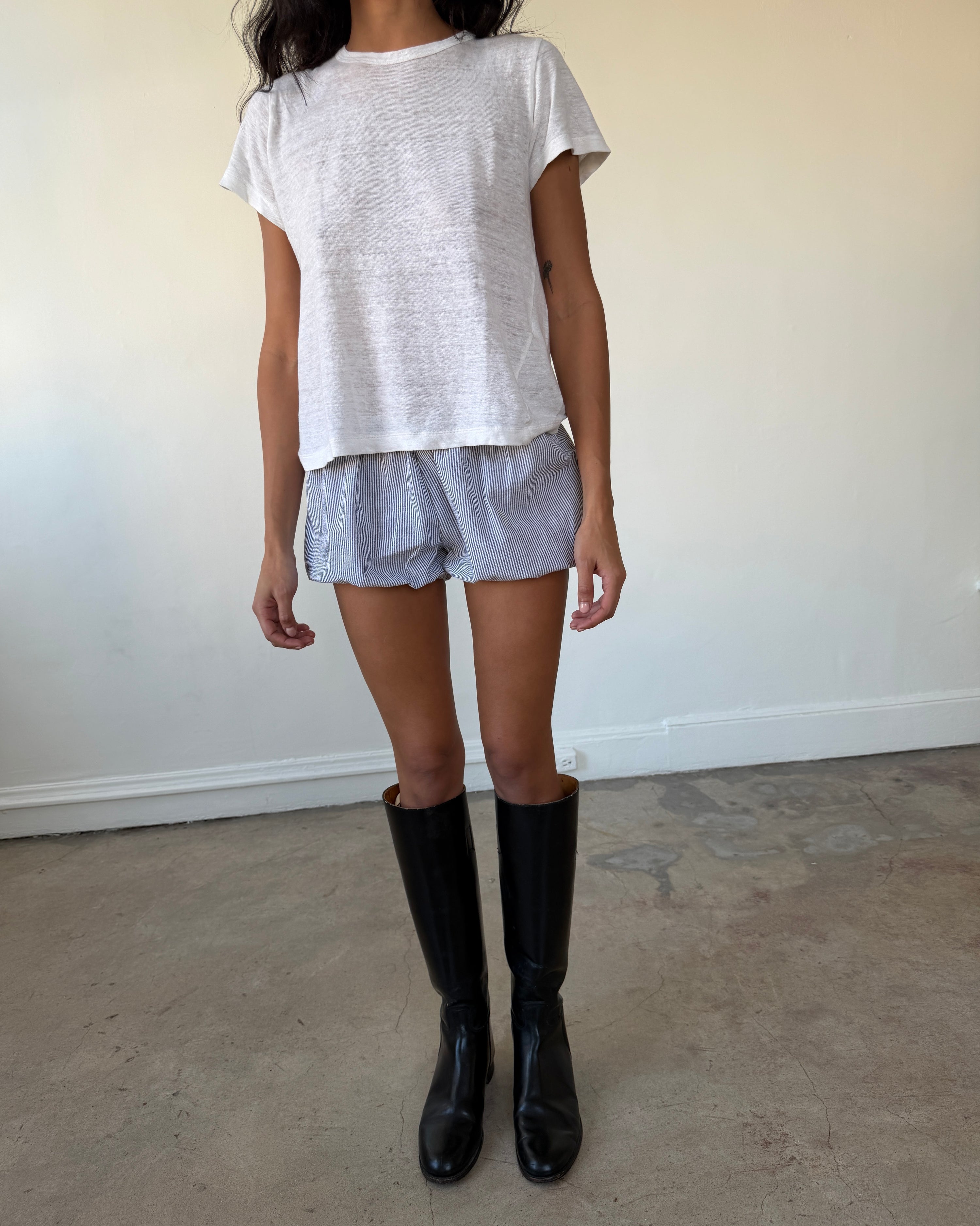 Babydoll Bloomers Slate Stripe