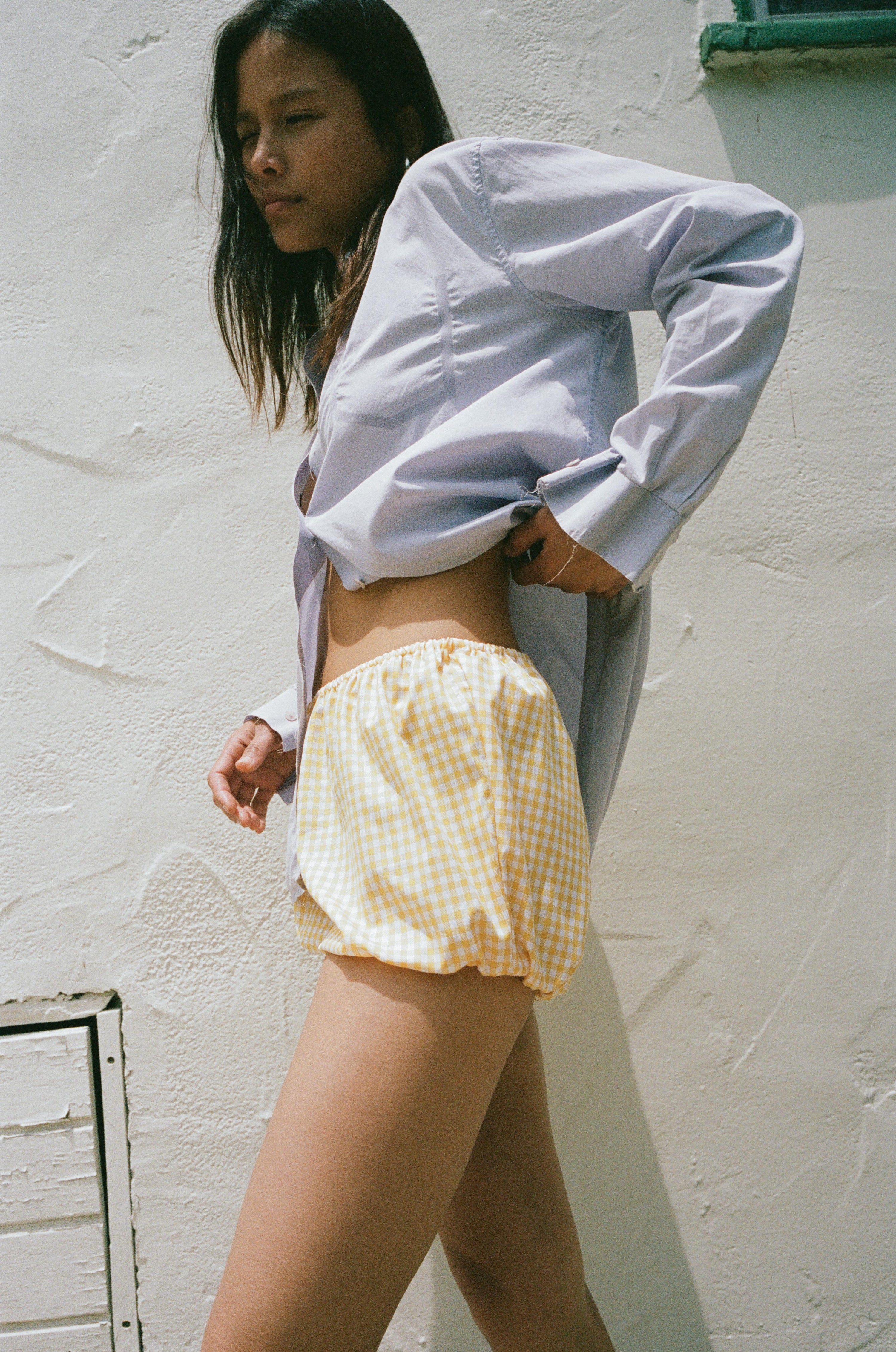 Babydoll Bloomers Yellow Gingham