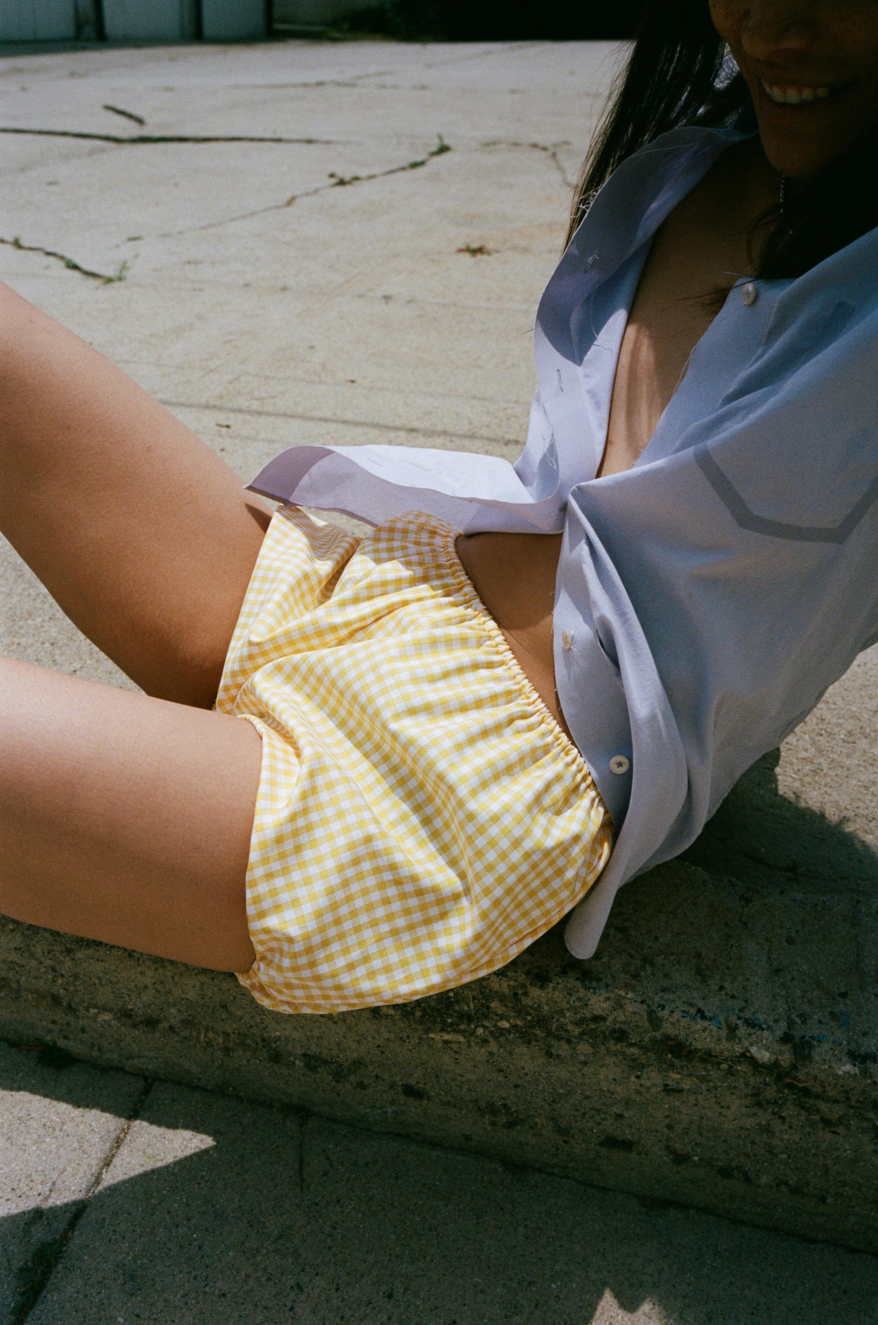 Babydoll Bloomers Yellow Gingham