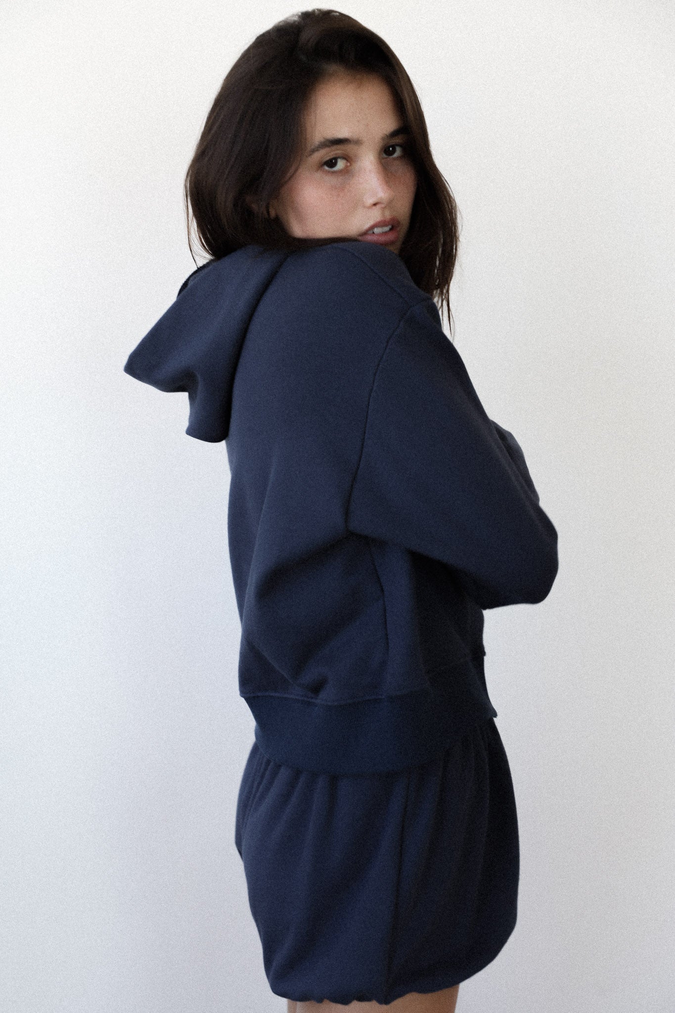 Chuck Hoodie Navy French Terry