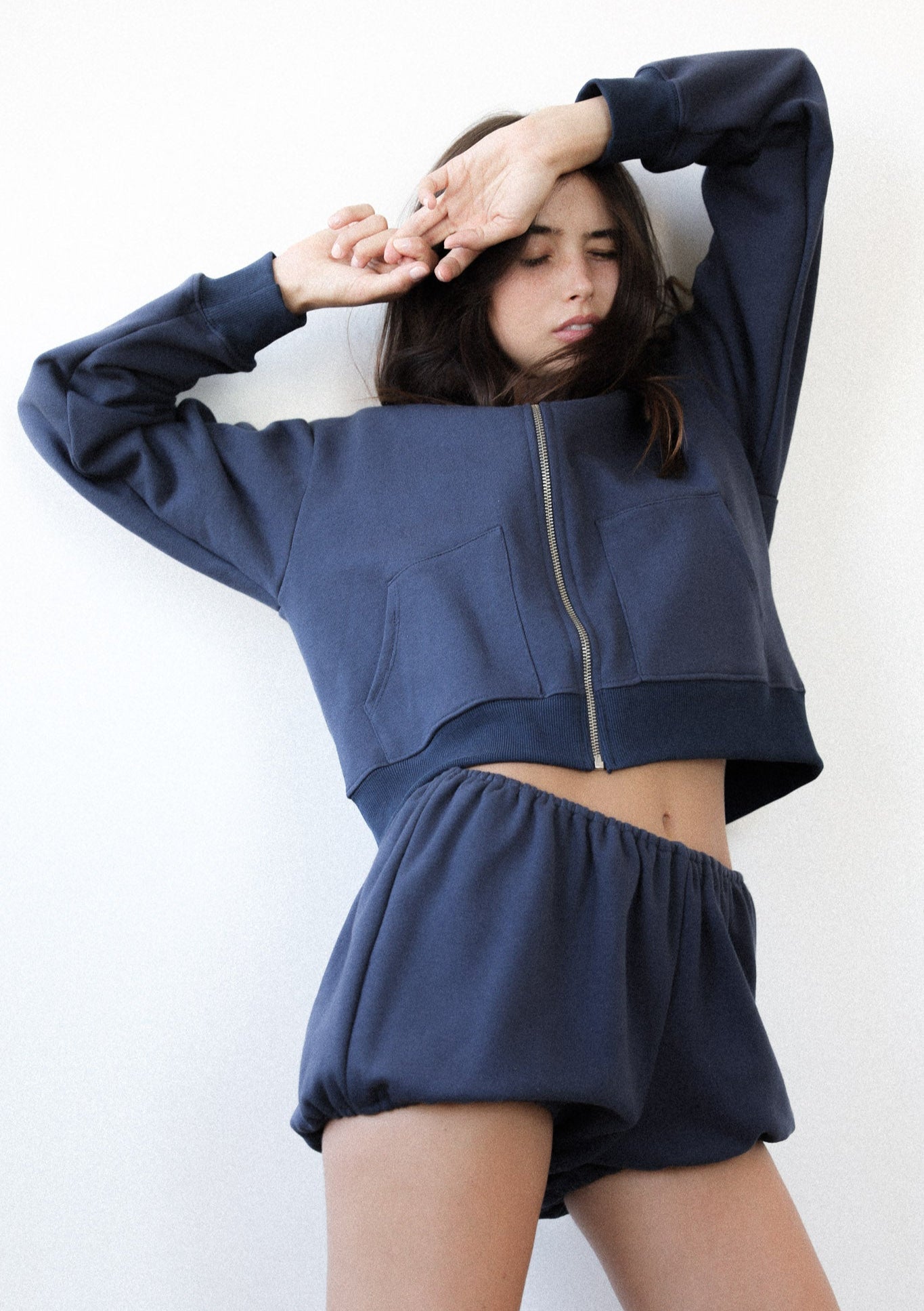 Babydoll Bloomers Navy French Terry
