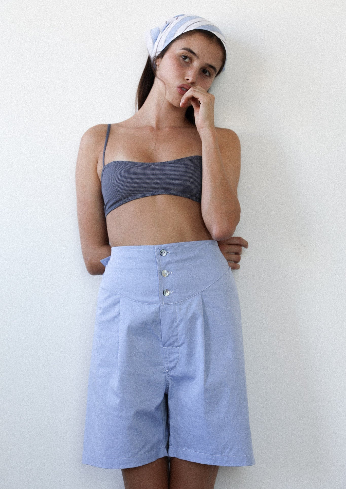 French Boxers Oxford Blue
