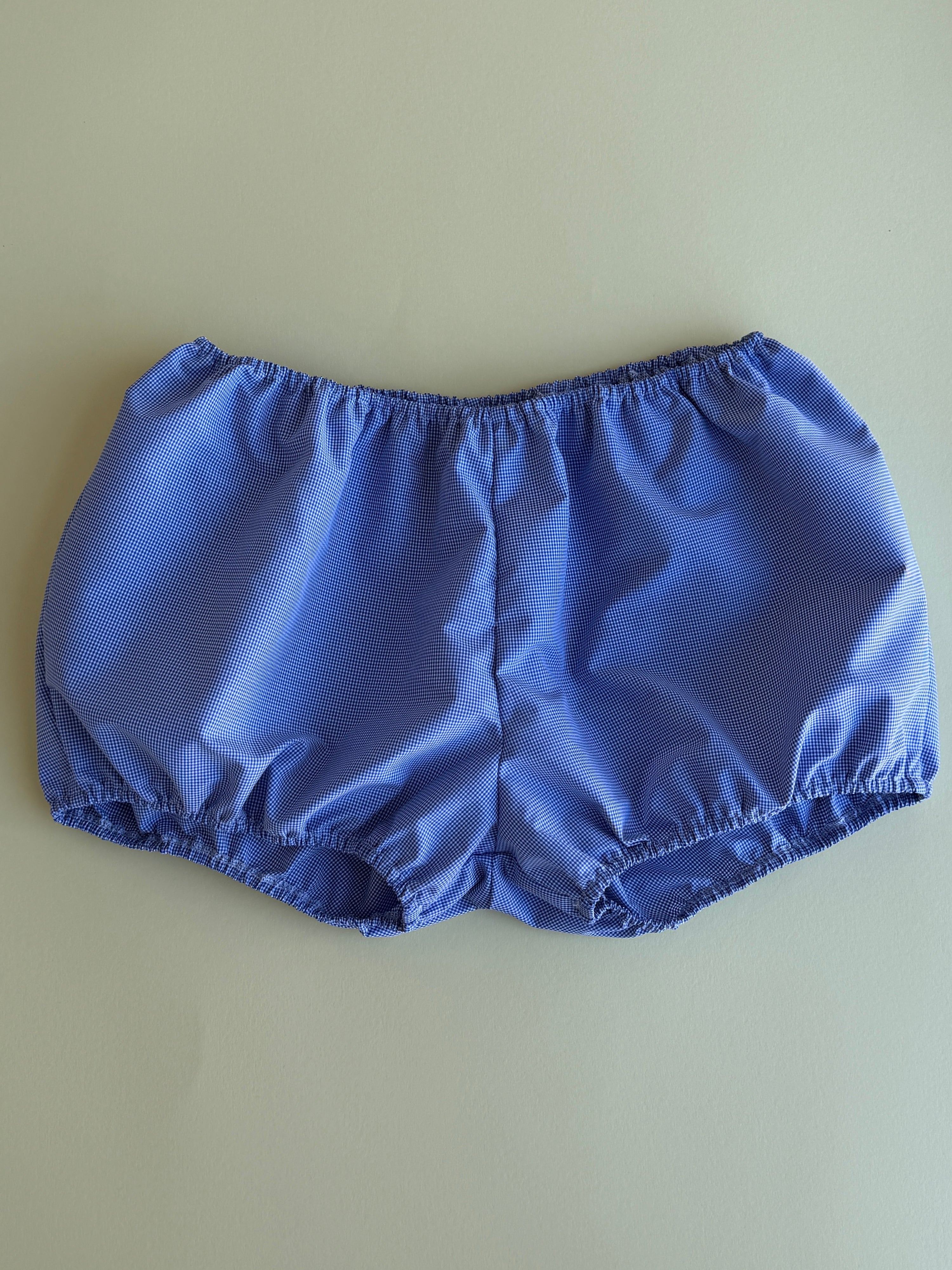 Babydoll Bloomers Tiny Blue Gingham