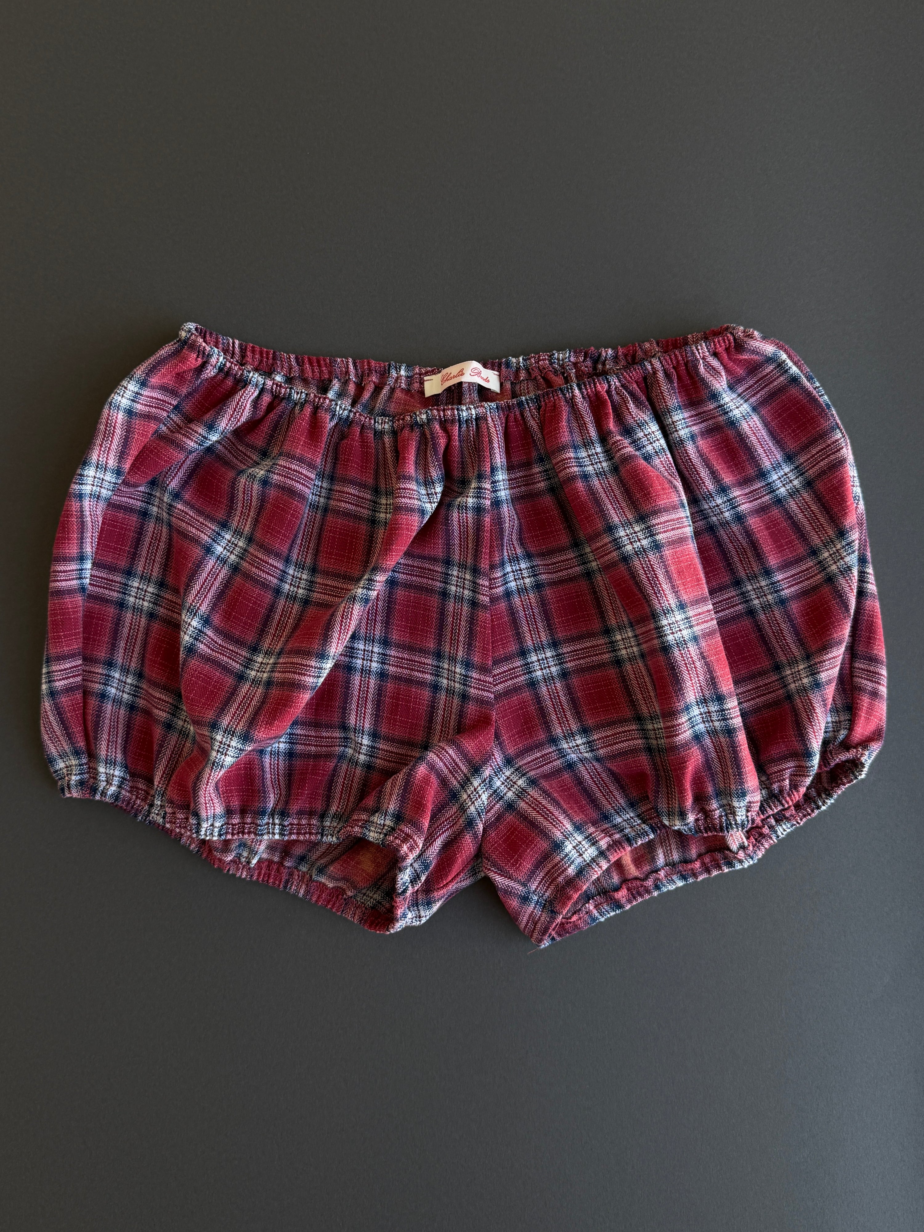 Babydoll Bloomers Red Plaid