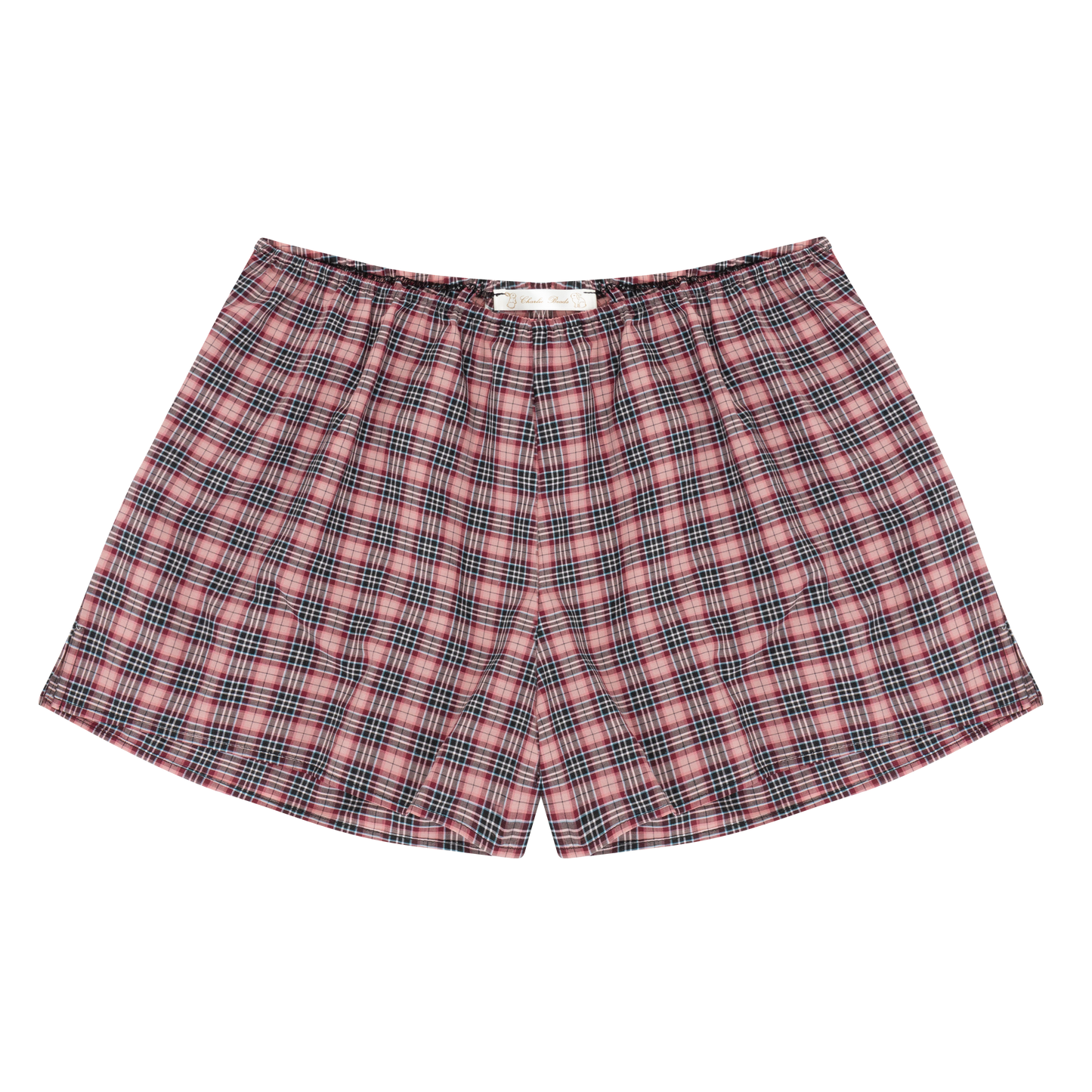 Simple Short Rose Plaid