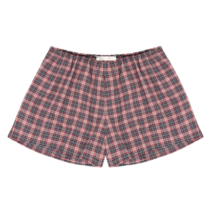 Simple Short Rose Plaid