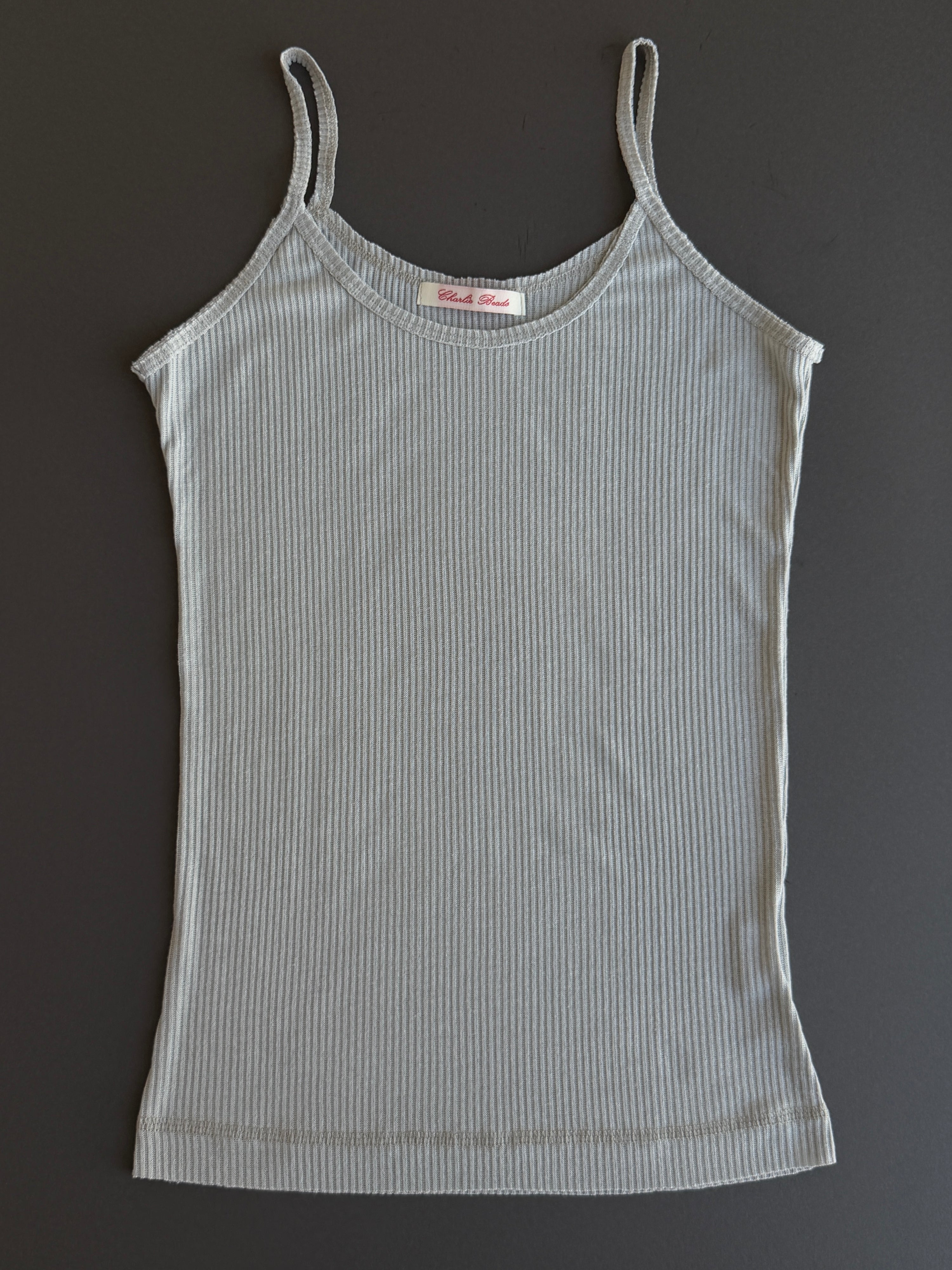 Starla Icy Grey Tank Top