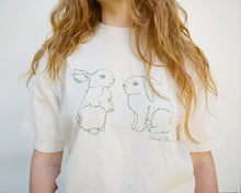 Load image into Gallery viewer, Cream Bunny Tee
