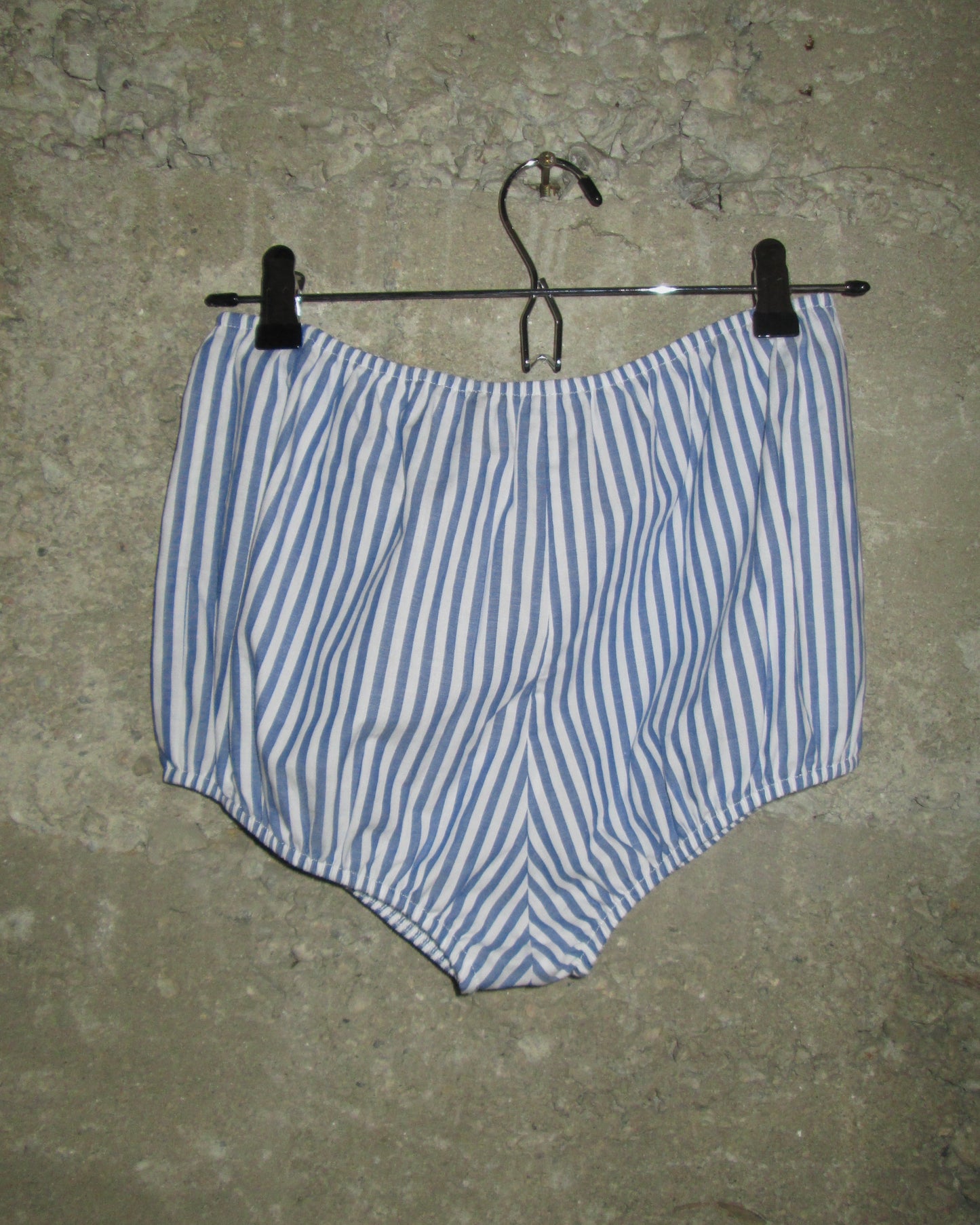 Babydoll Bloomers Blue Stripe Cotton Voile