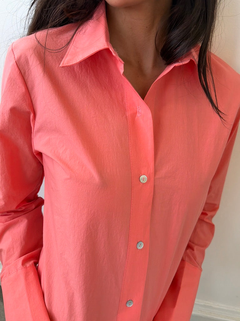 Charlie Button Up Orange