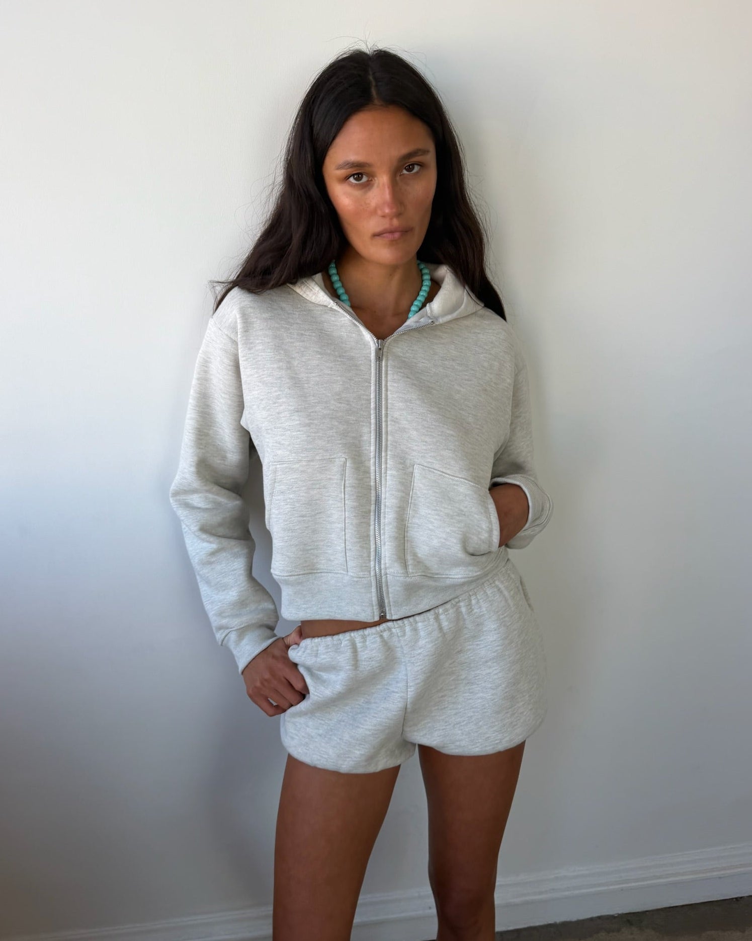 Babydoll Bloomers Light Grey French Terry