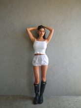 Load image into Gallery viewer, Babydoll Bloomers White Swiss Dot

