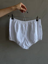 Load image into Gallery viewer, Babydoll Bloomers White Swiss Dot
