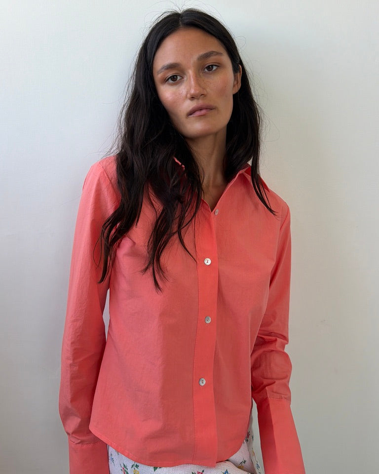 Charlie Button Up Orange