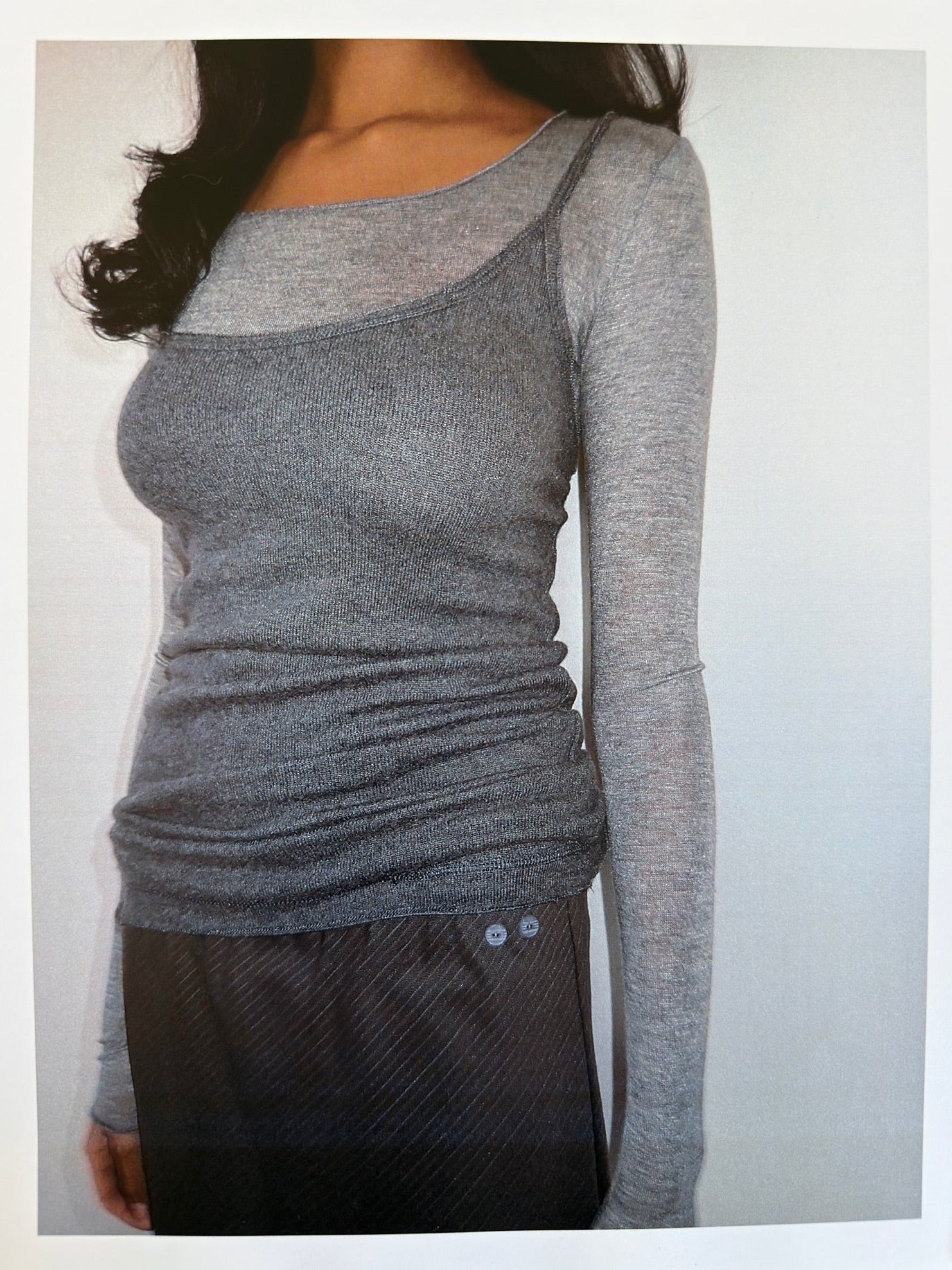 Starla Grey Tabi Tank Top