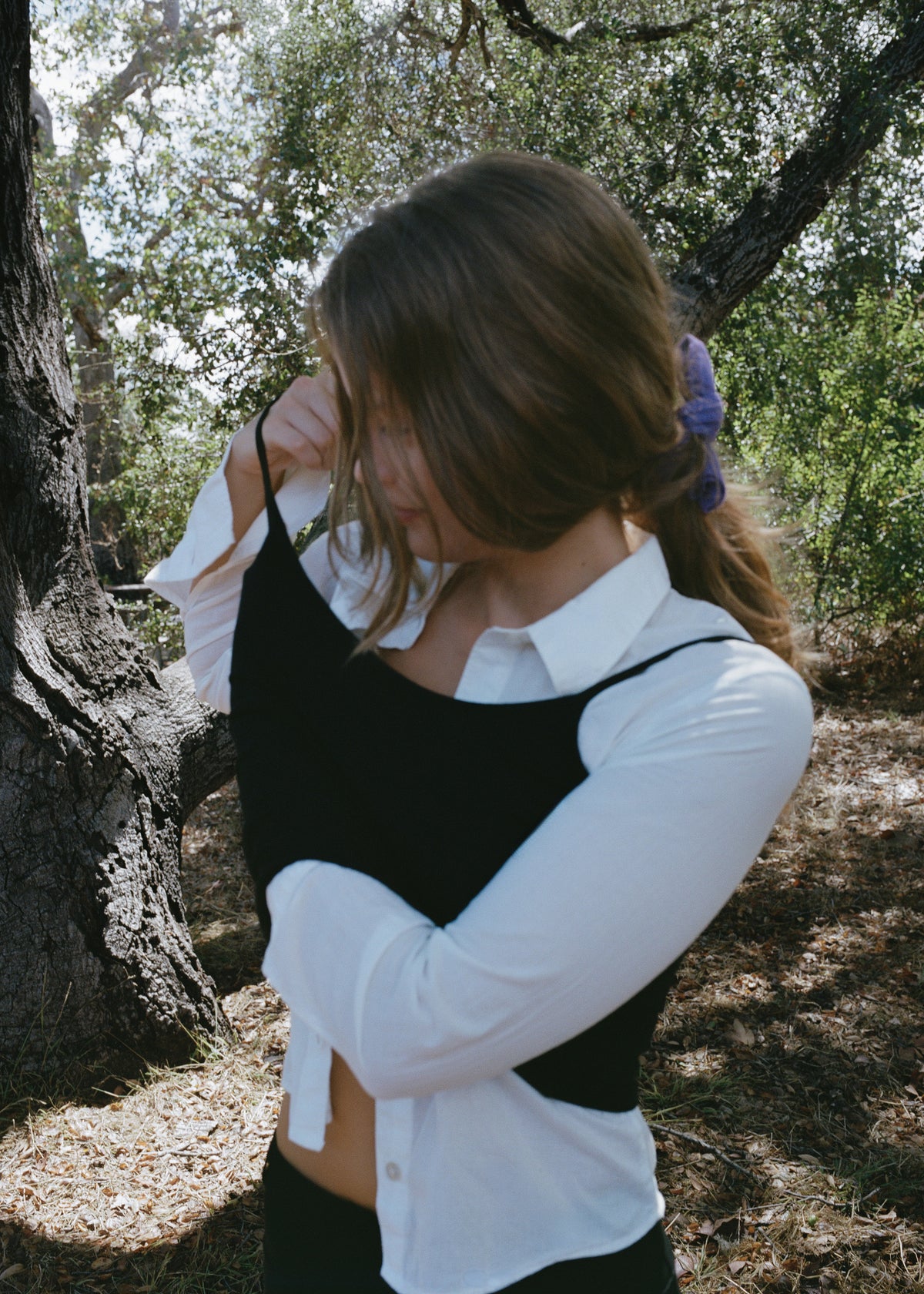 Starla Black Rib Tank Top