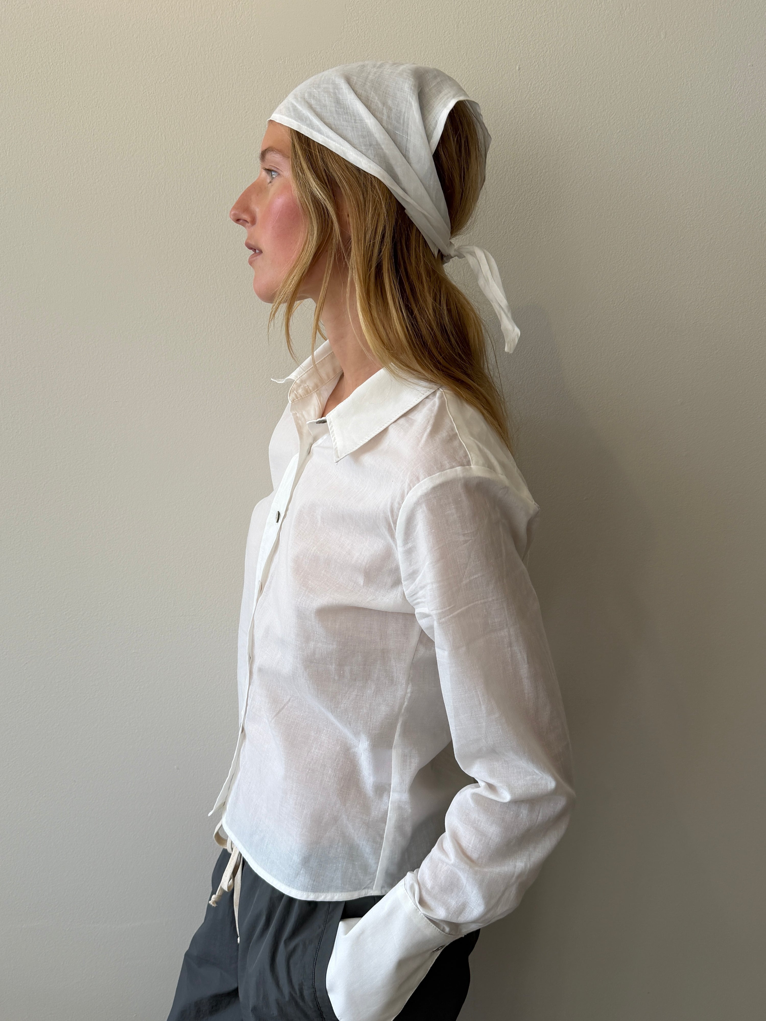 Charlie Button Up White