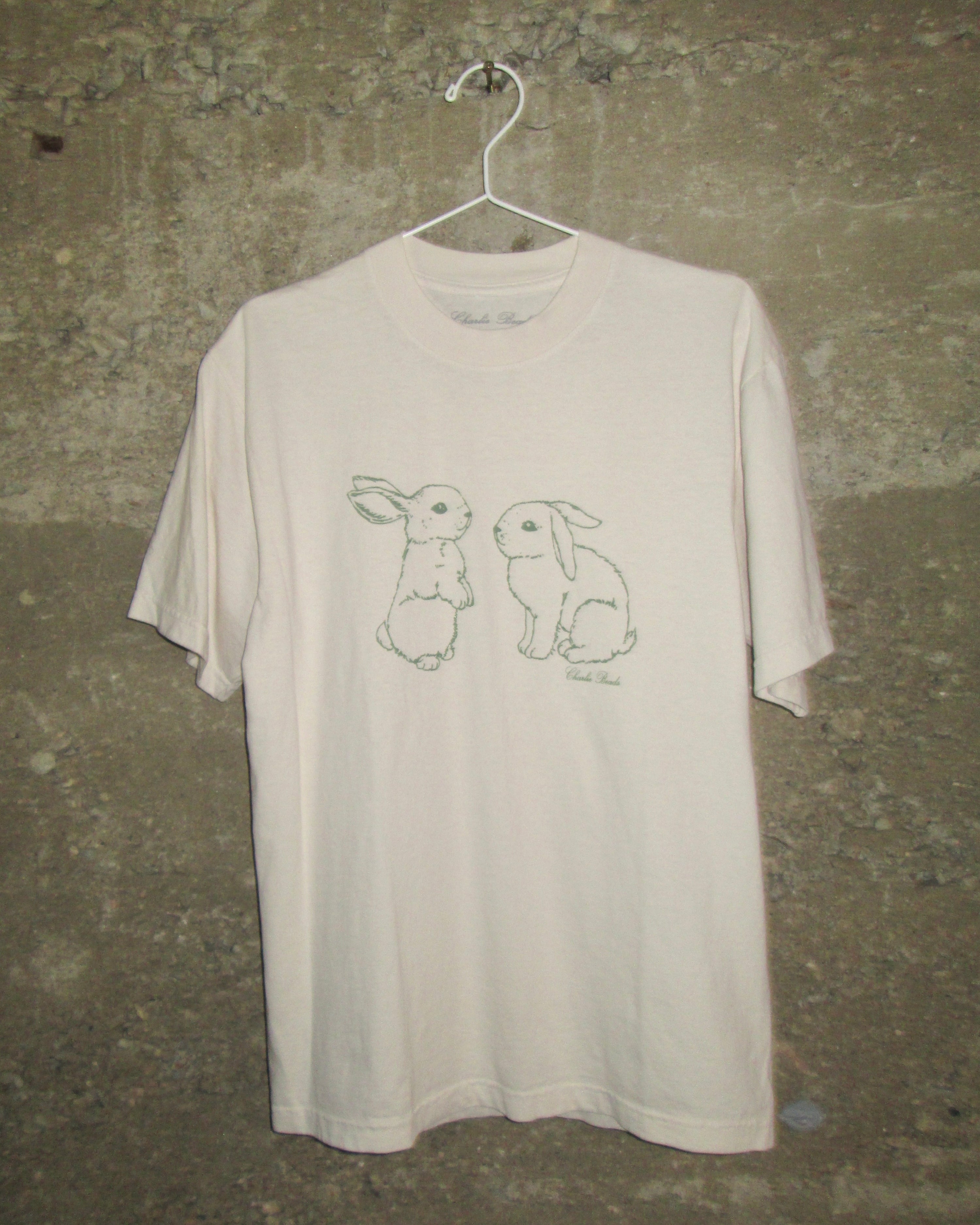 Cream Bunny Tee