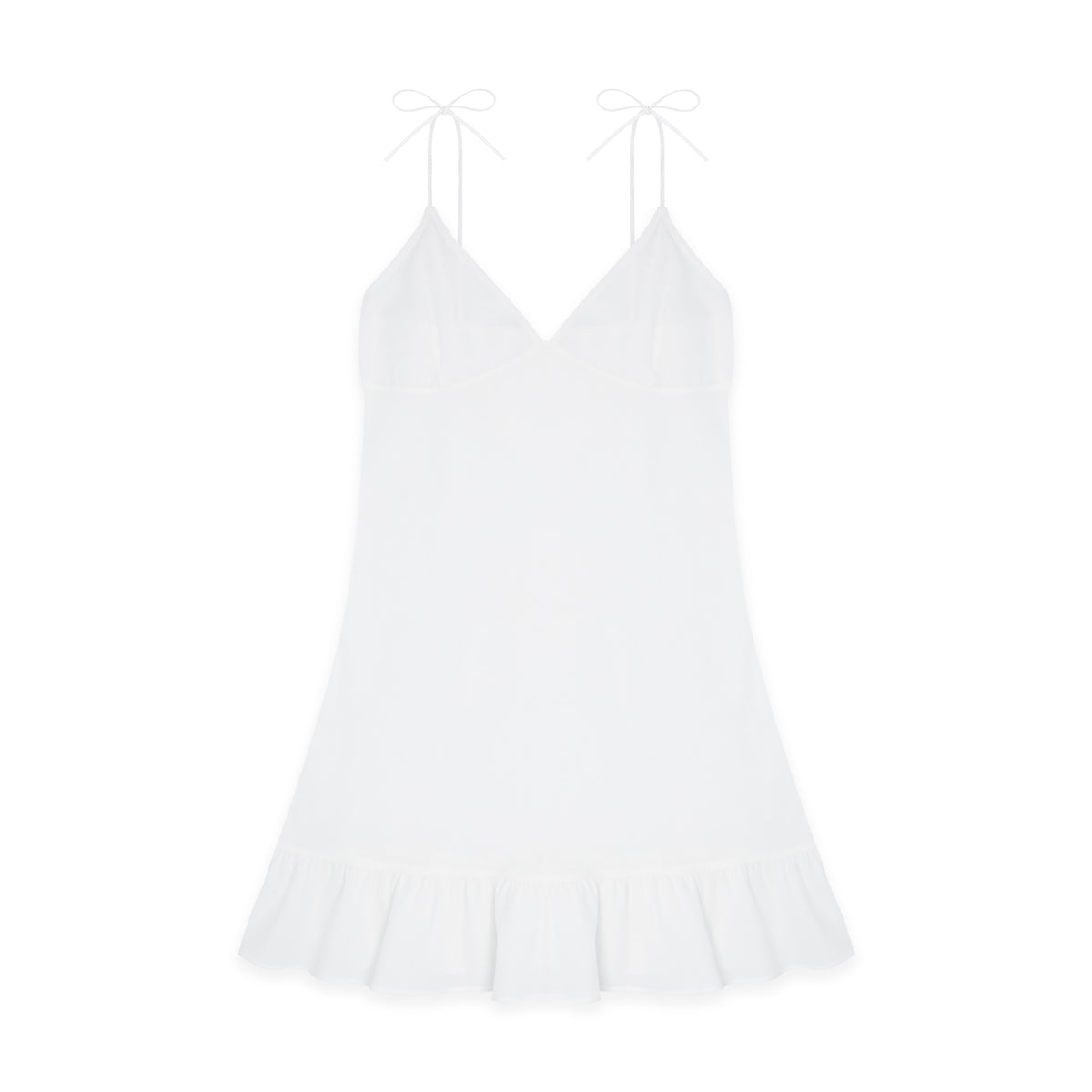 Flutter Dress White