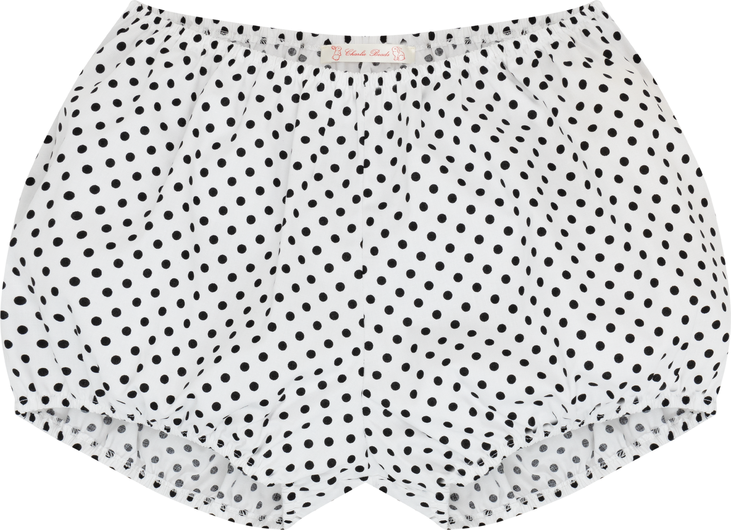 Babydoll Bloomers White Polka Dot