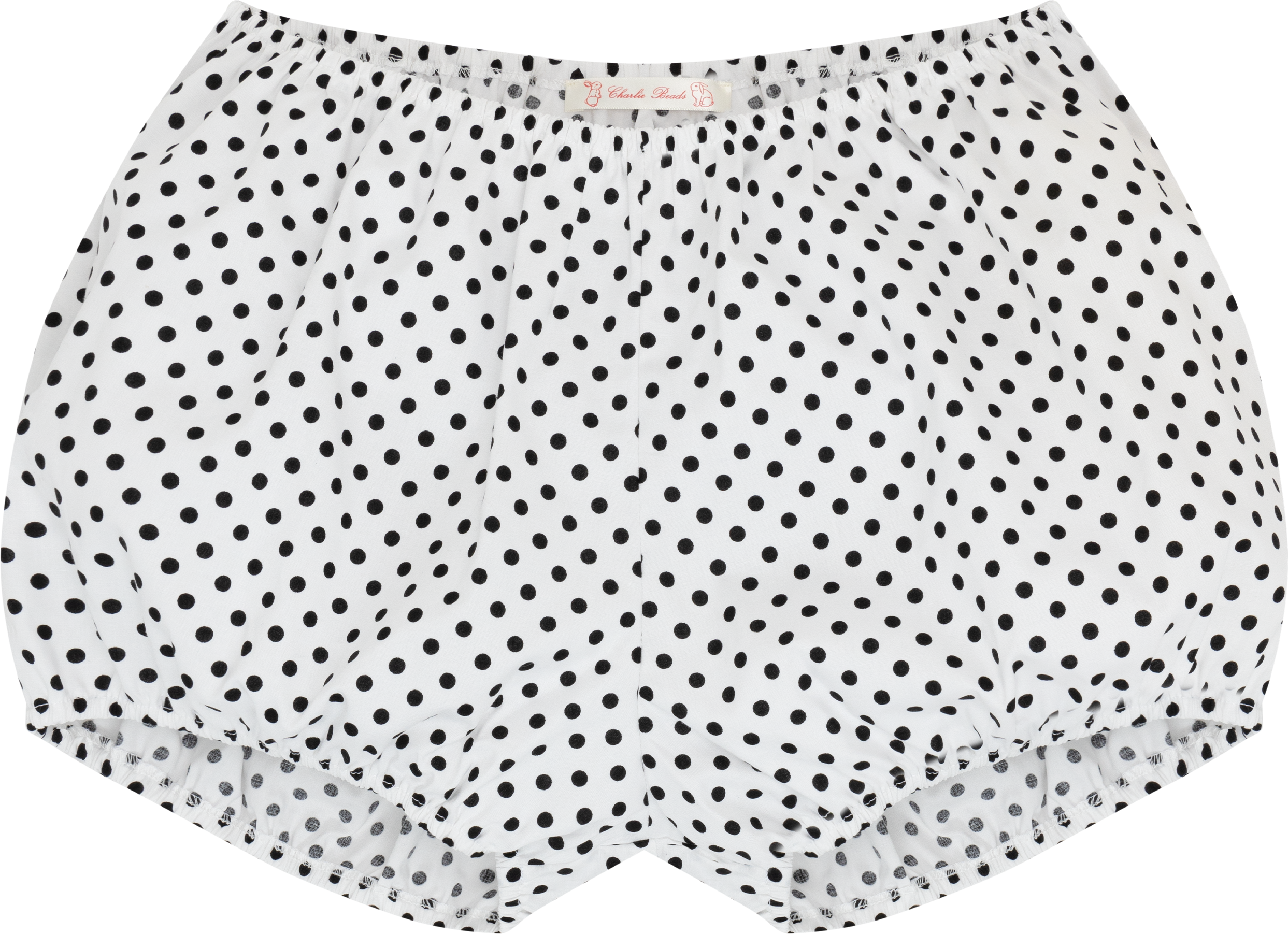 Babydoll Bloomers White Polka Dot