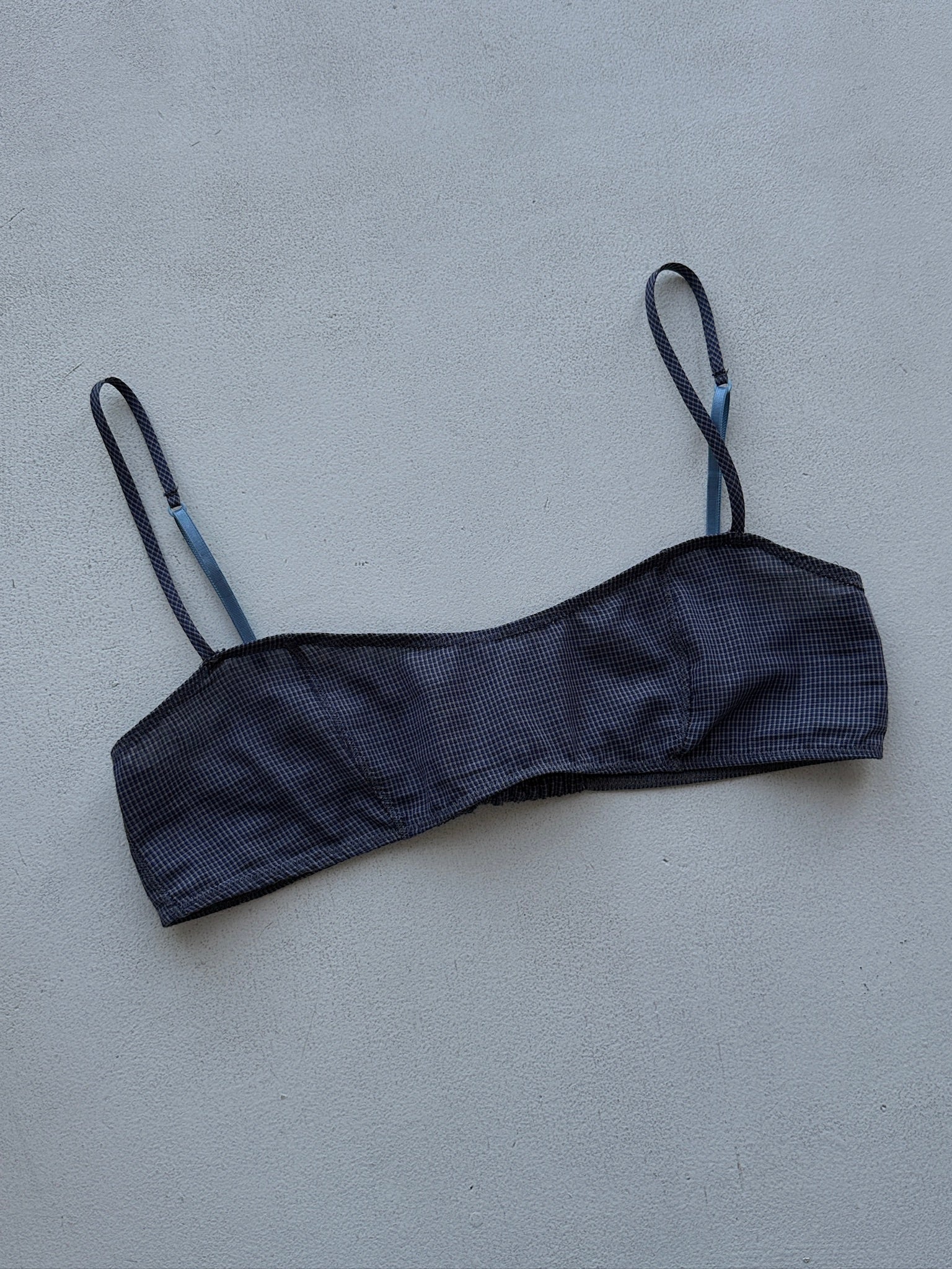 Heirloom Bra Blue Plaid