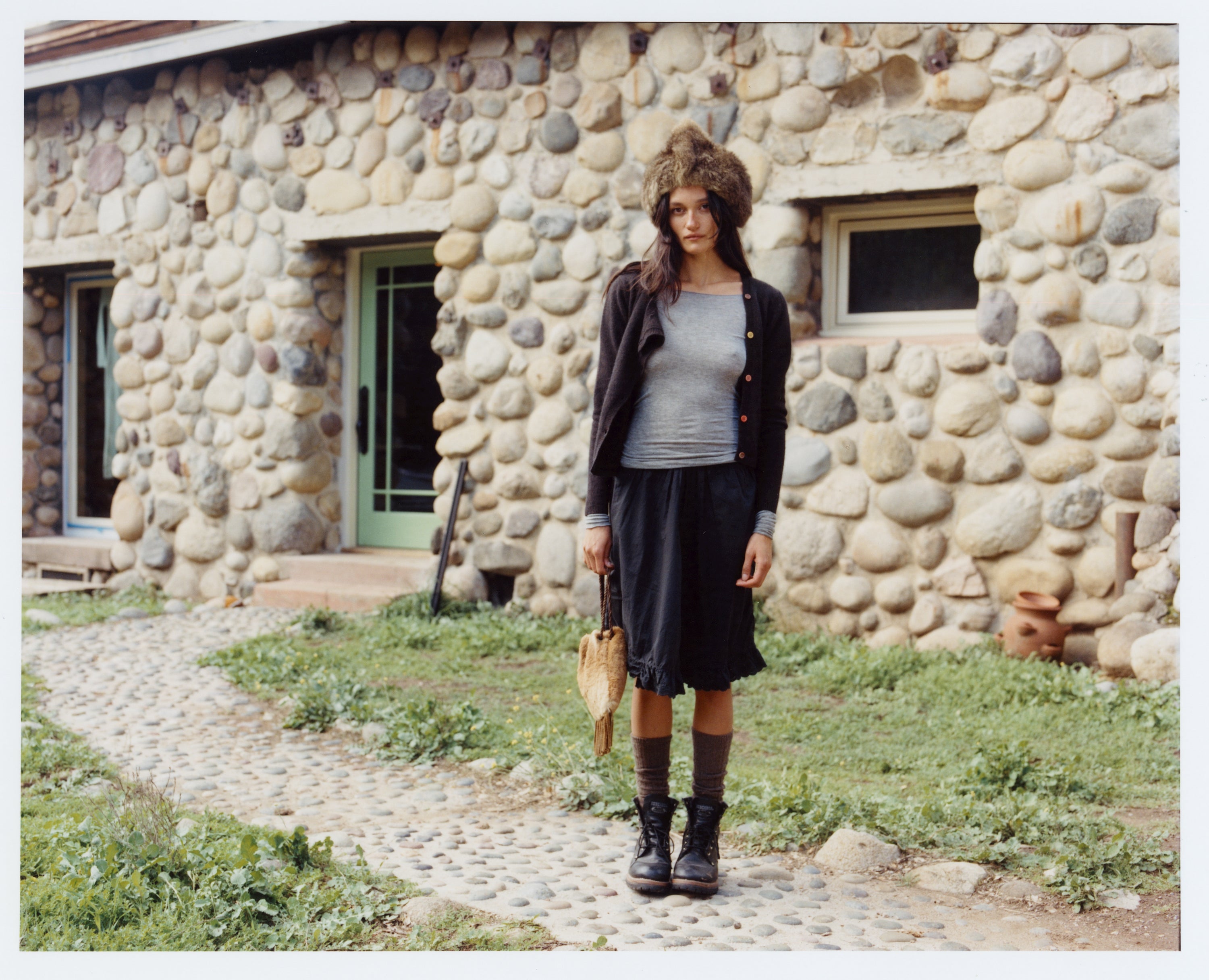 Scout Skirt Overdyed Black