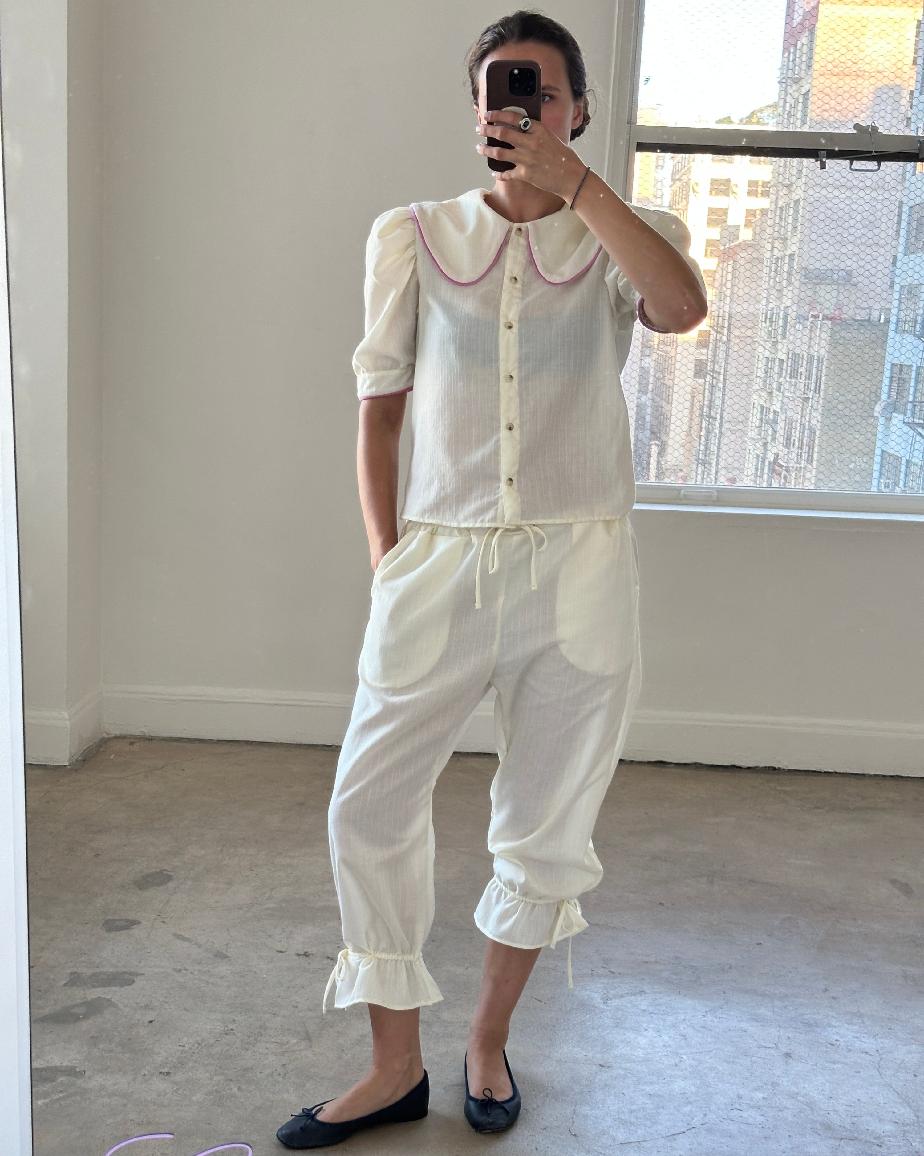 Pom Blouse Cream