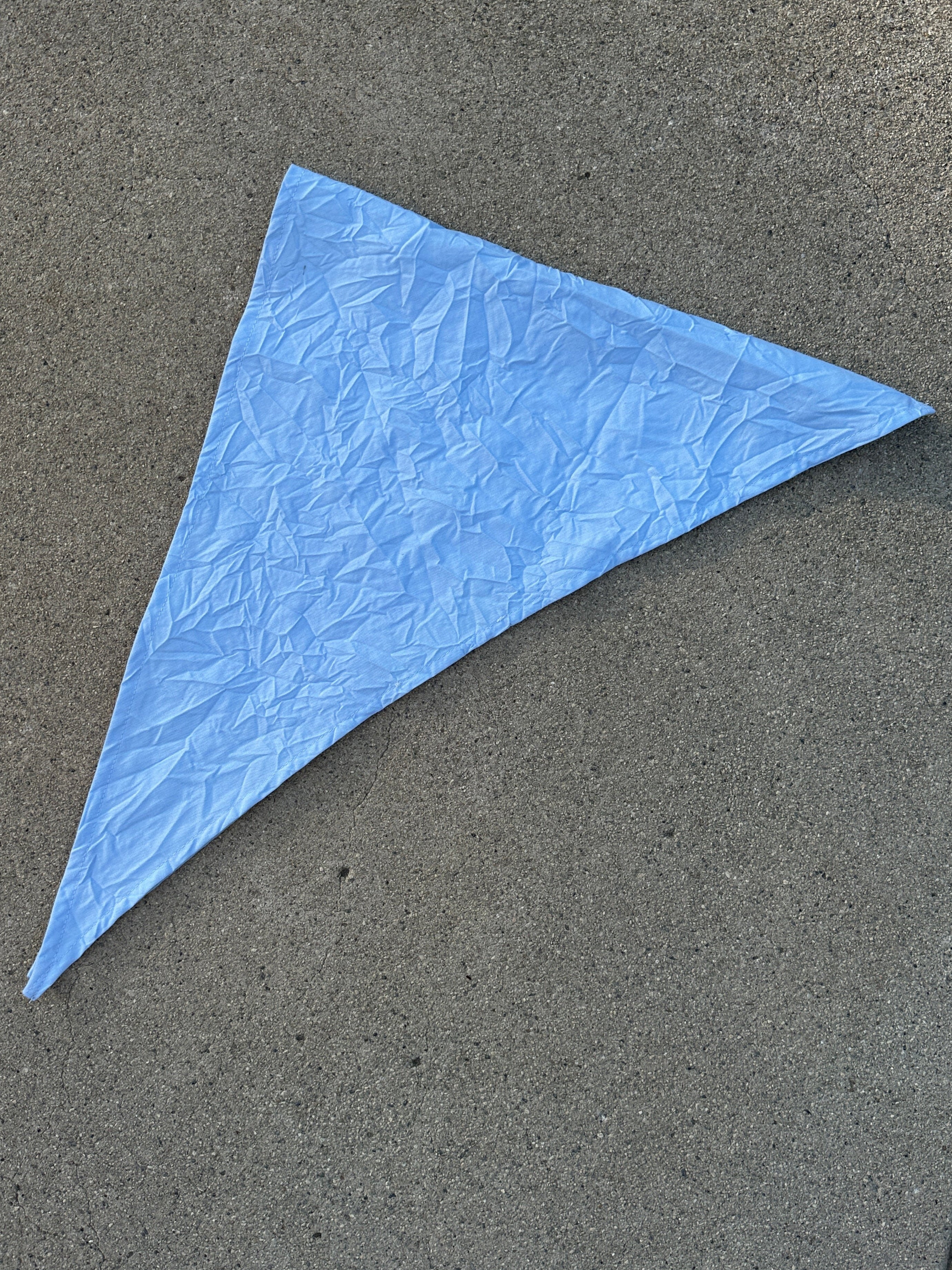 Headscarf Crinkle Blue
