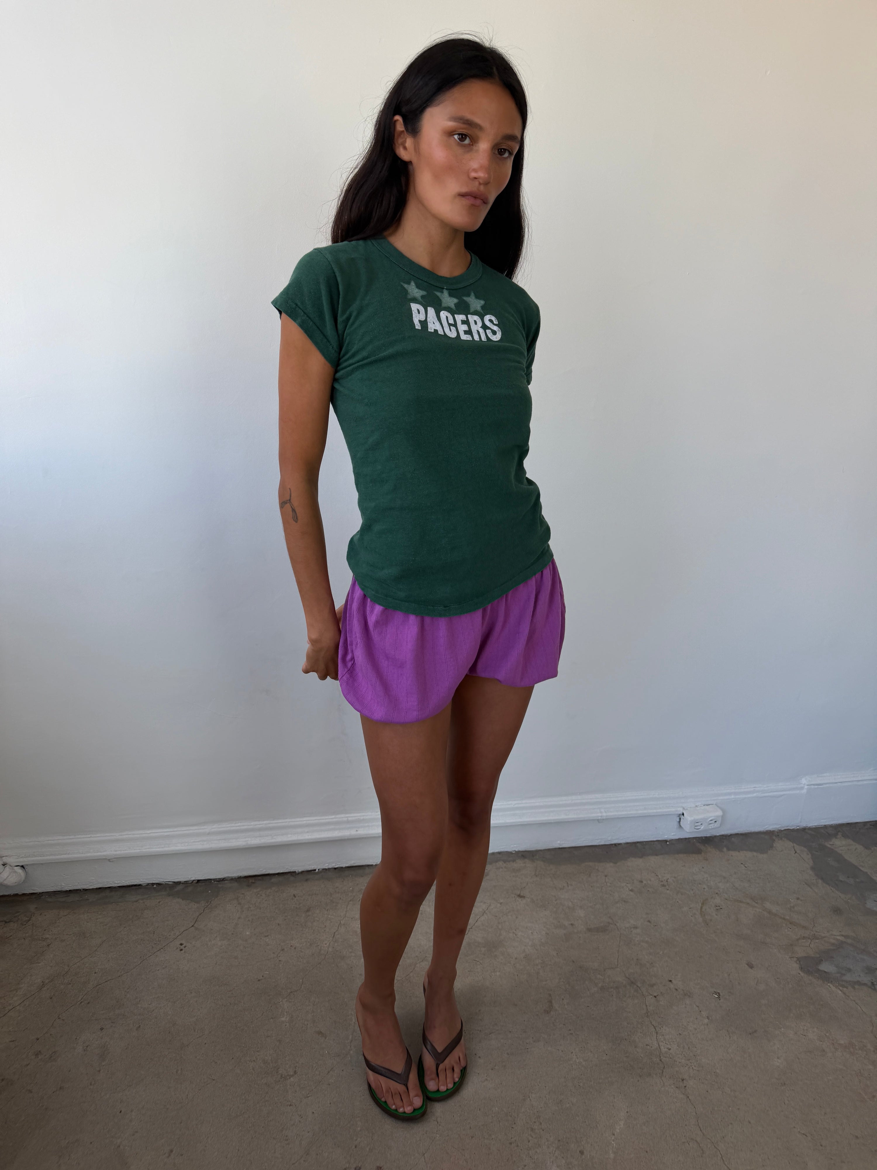 Babydoll Bloomers Purple Pointelle