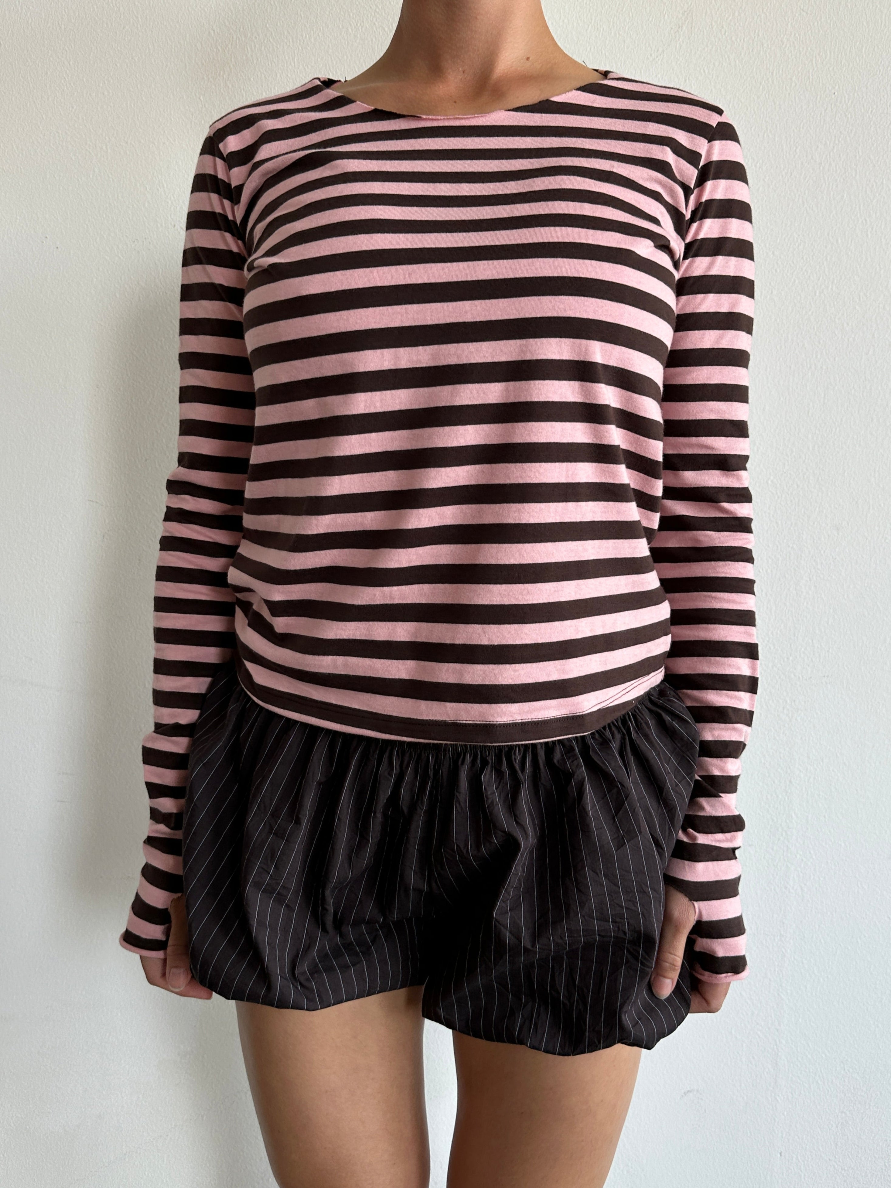 Babydoll Bloomers Brown Stripe