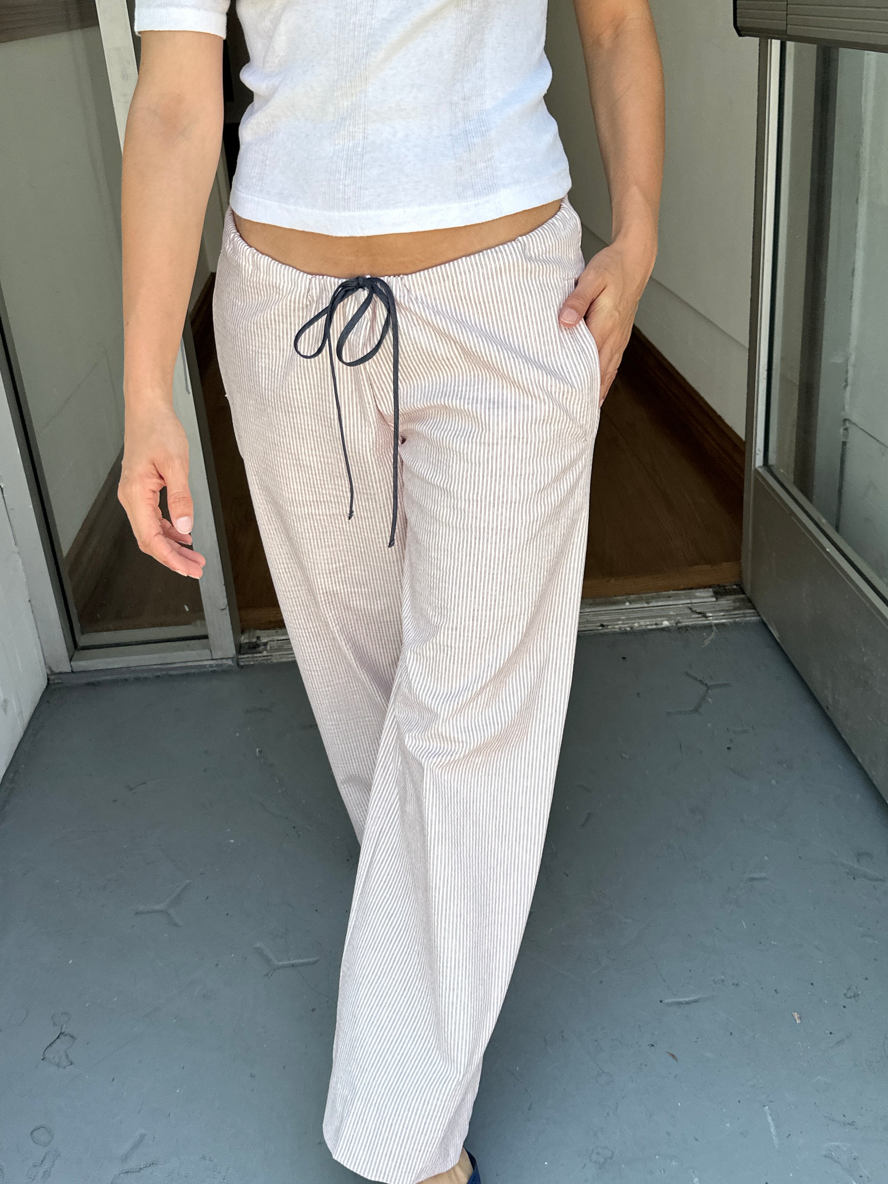 Heirloom Pant Red Stripe