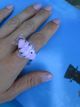 Load image into Gallery viewer, Moonrise Pink Glofish Ring
