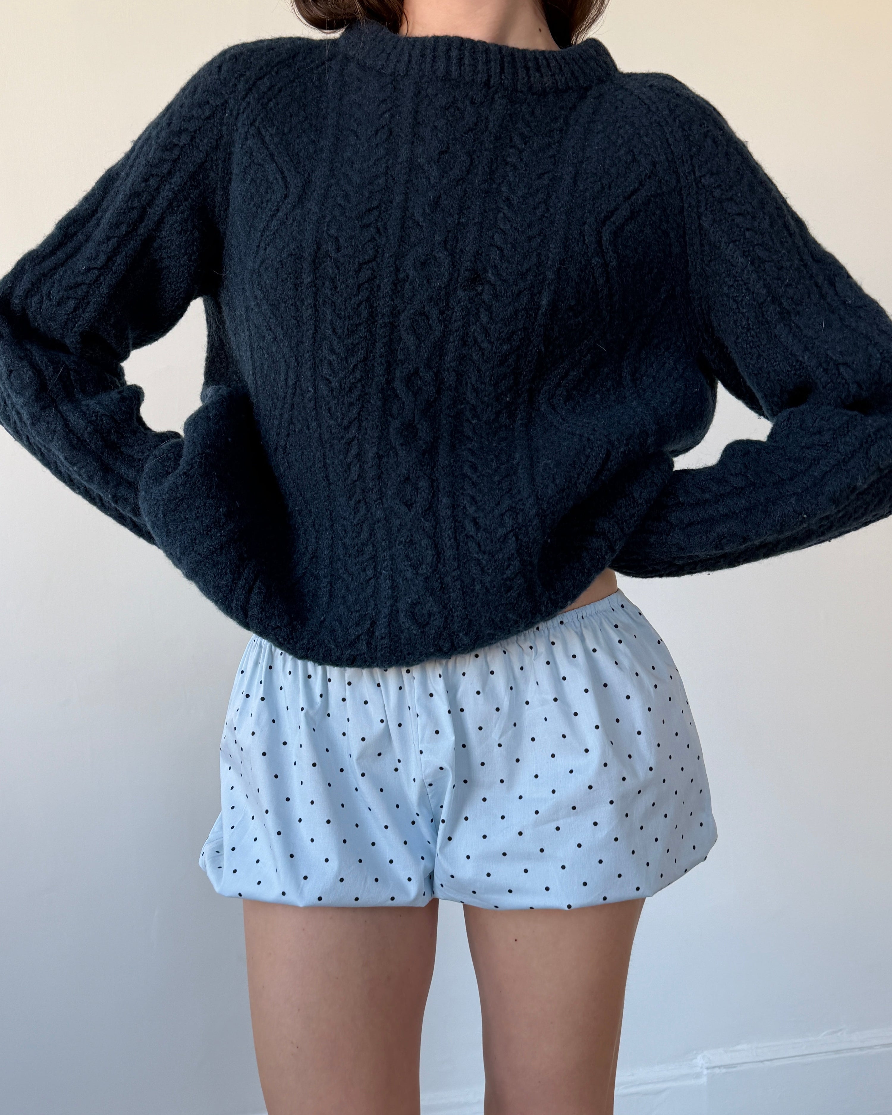 Babydoll Bloomers Baby Blue Polka Dot