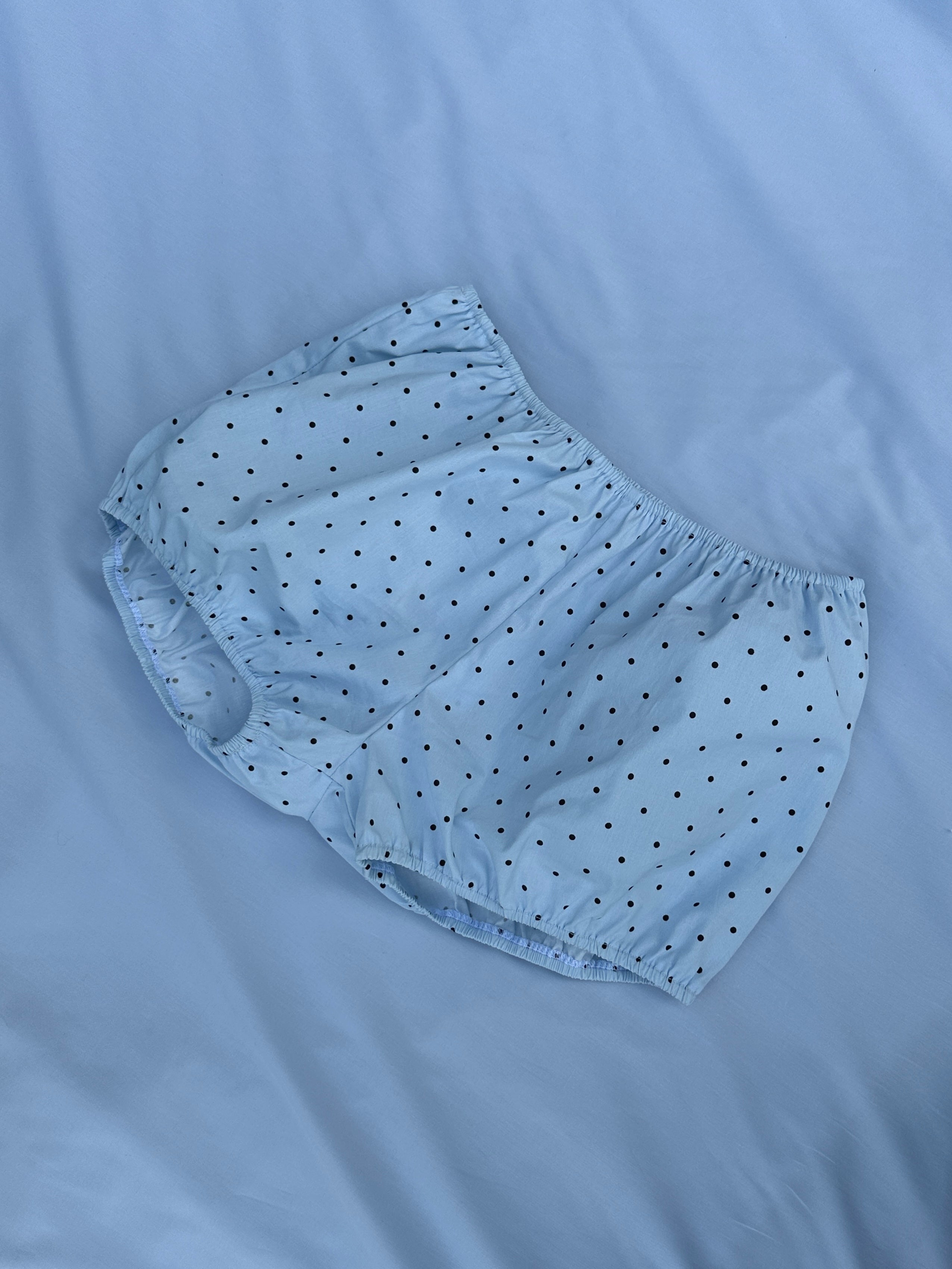 Babydoll Bloomers Baby Blue Dot