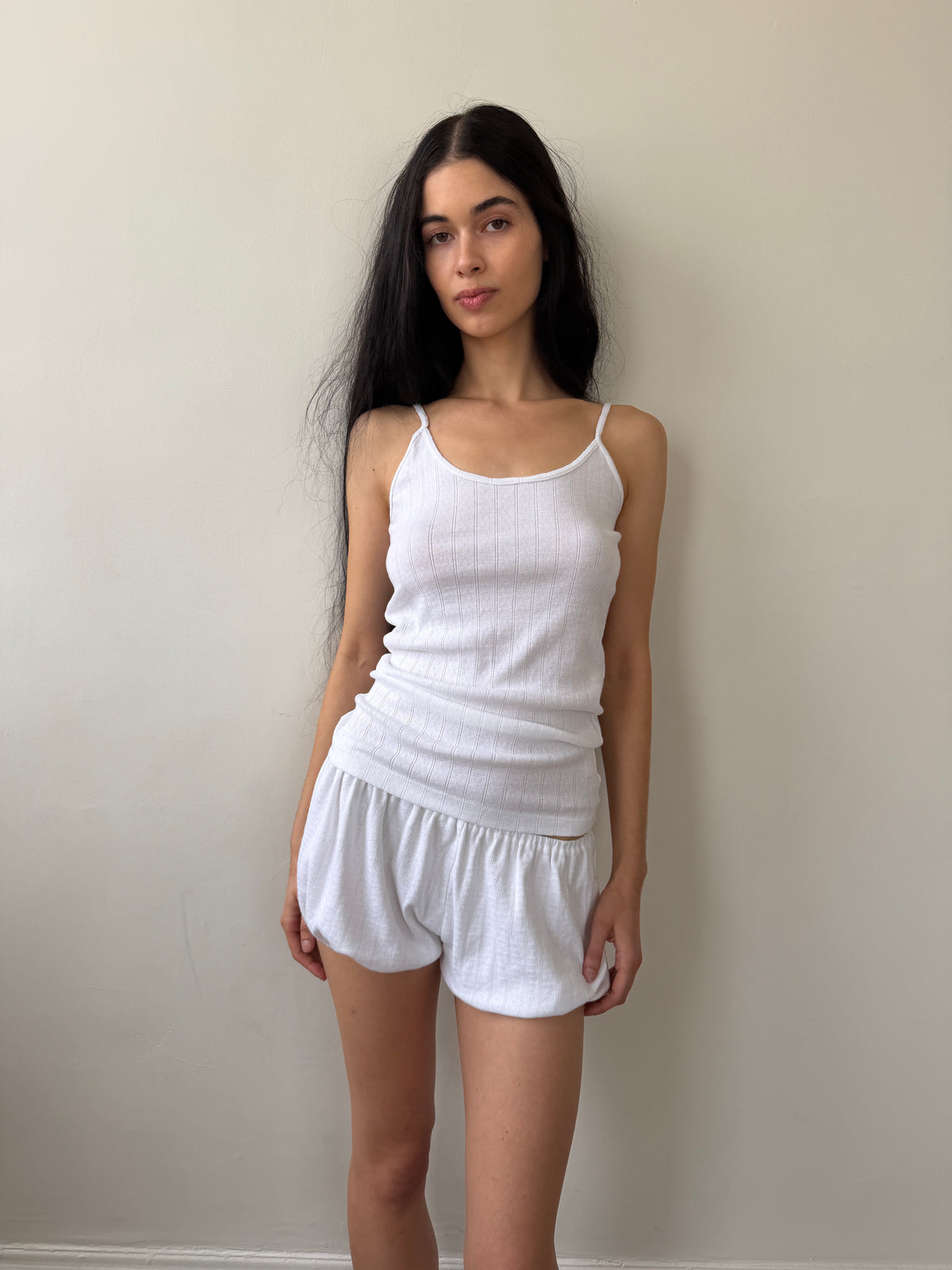Babydoll Bloomers White Pointelle