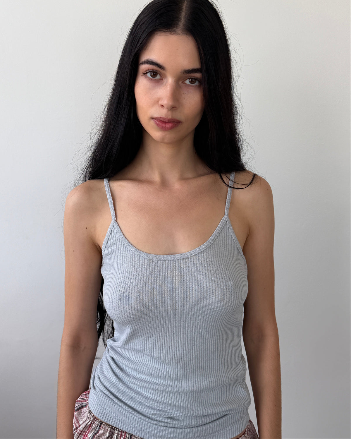 Starla Icy Grey Tank Top