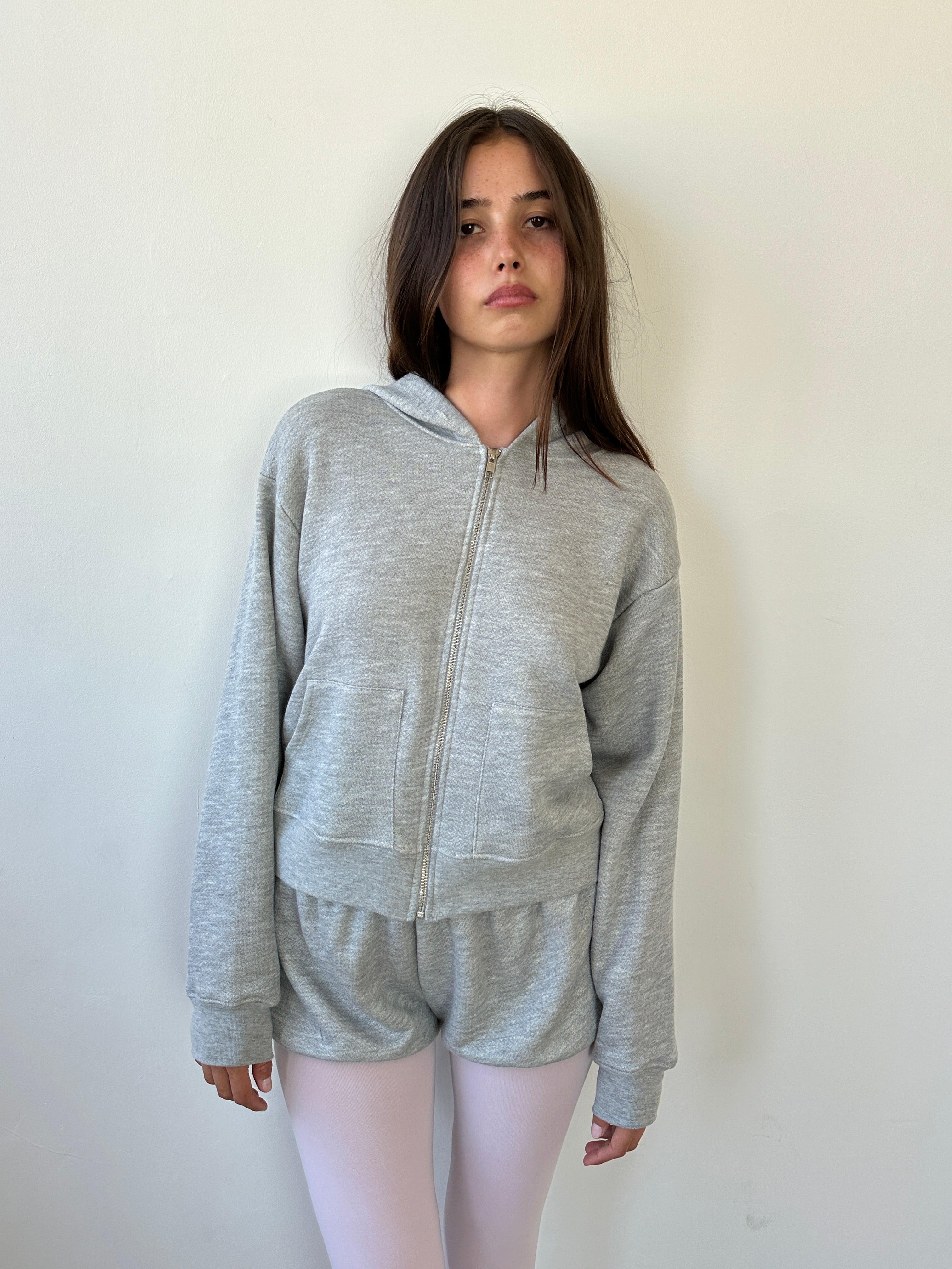 Chuck Hoodie Grey French Terry – Charlie Beads