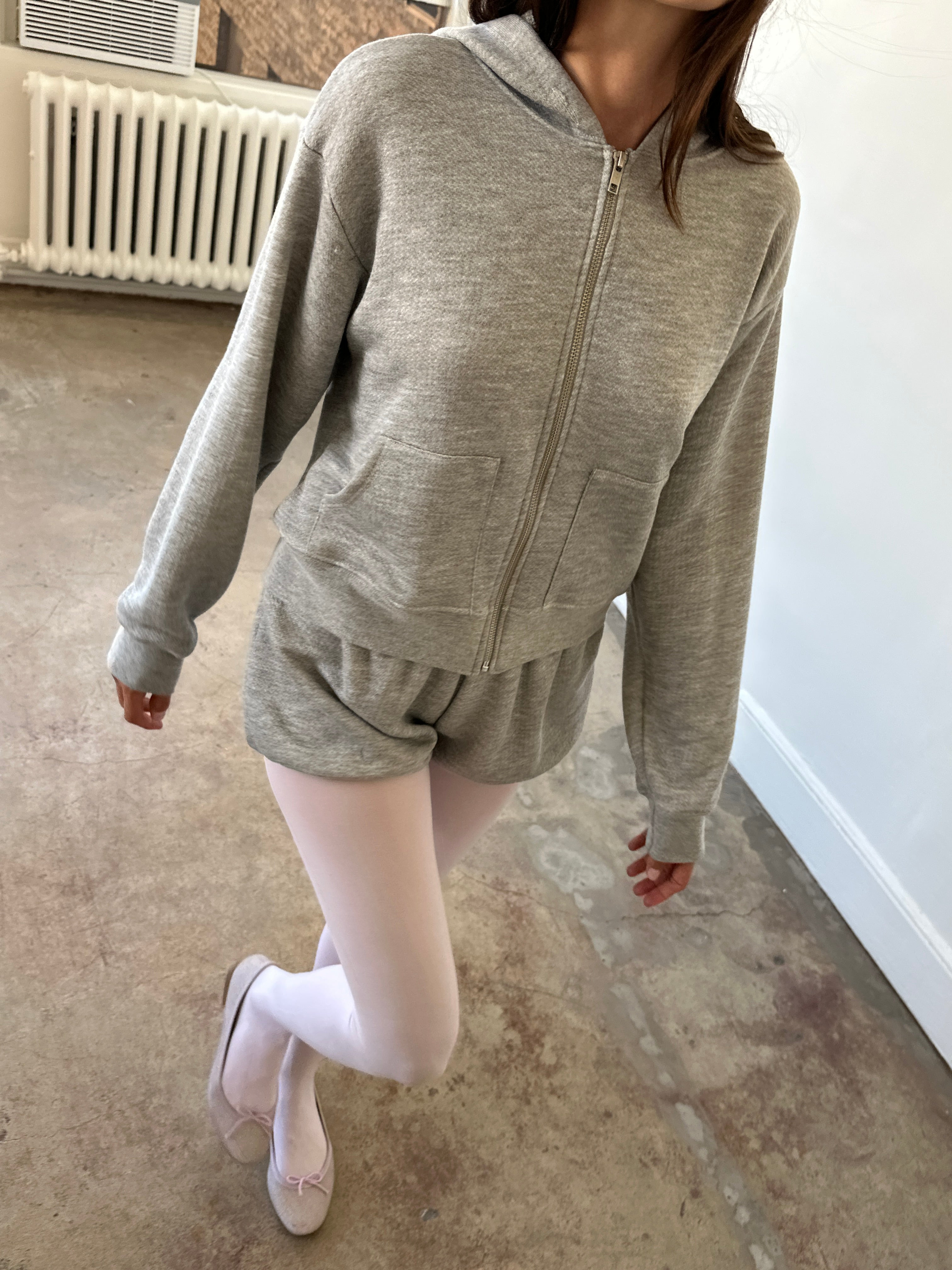 Chuck Hoodie Grey French Terry – Charlie Beads