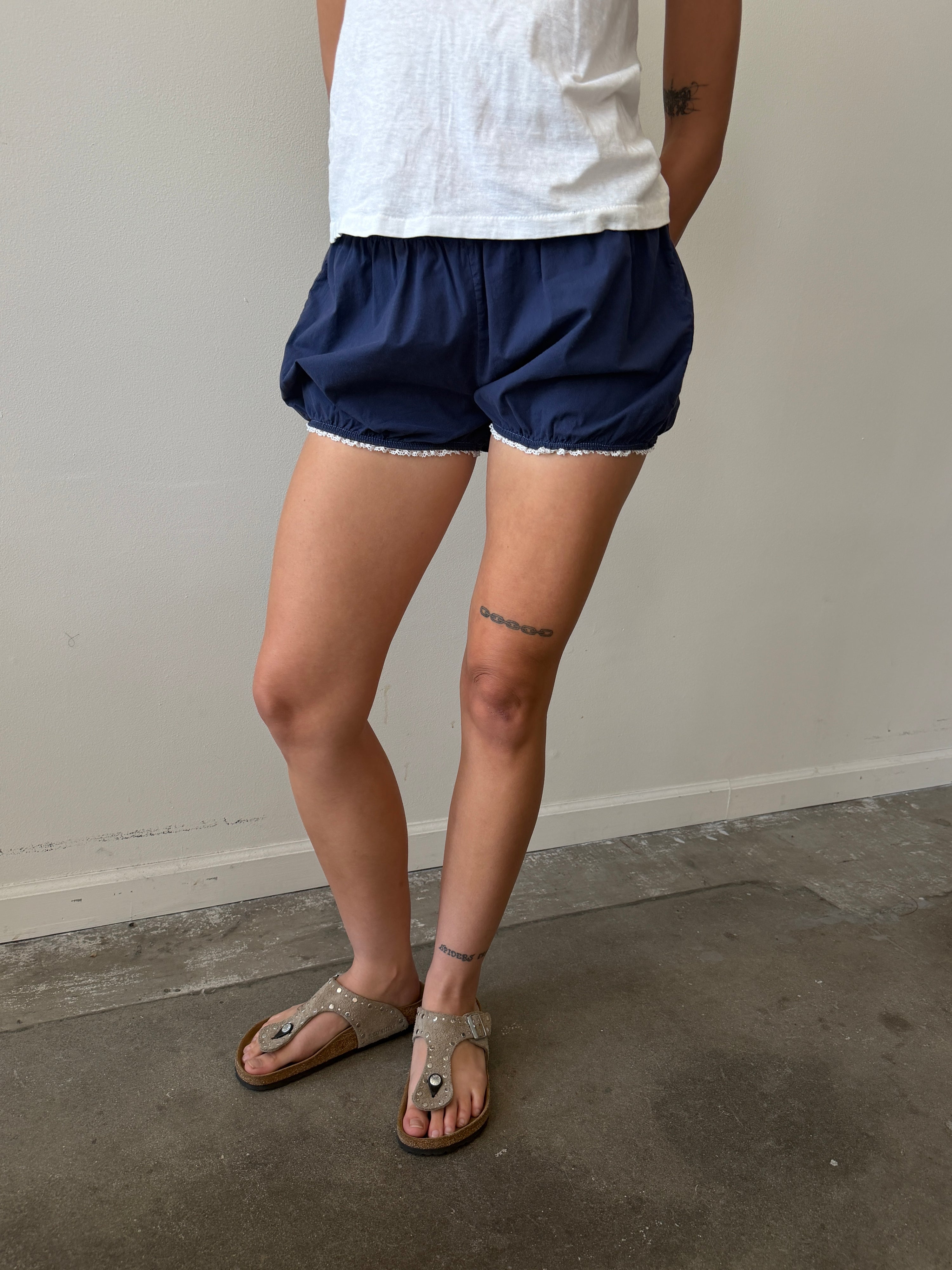 Babydoll Bloomers Navy Lace