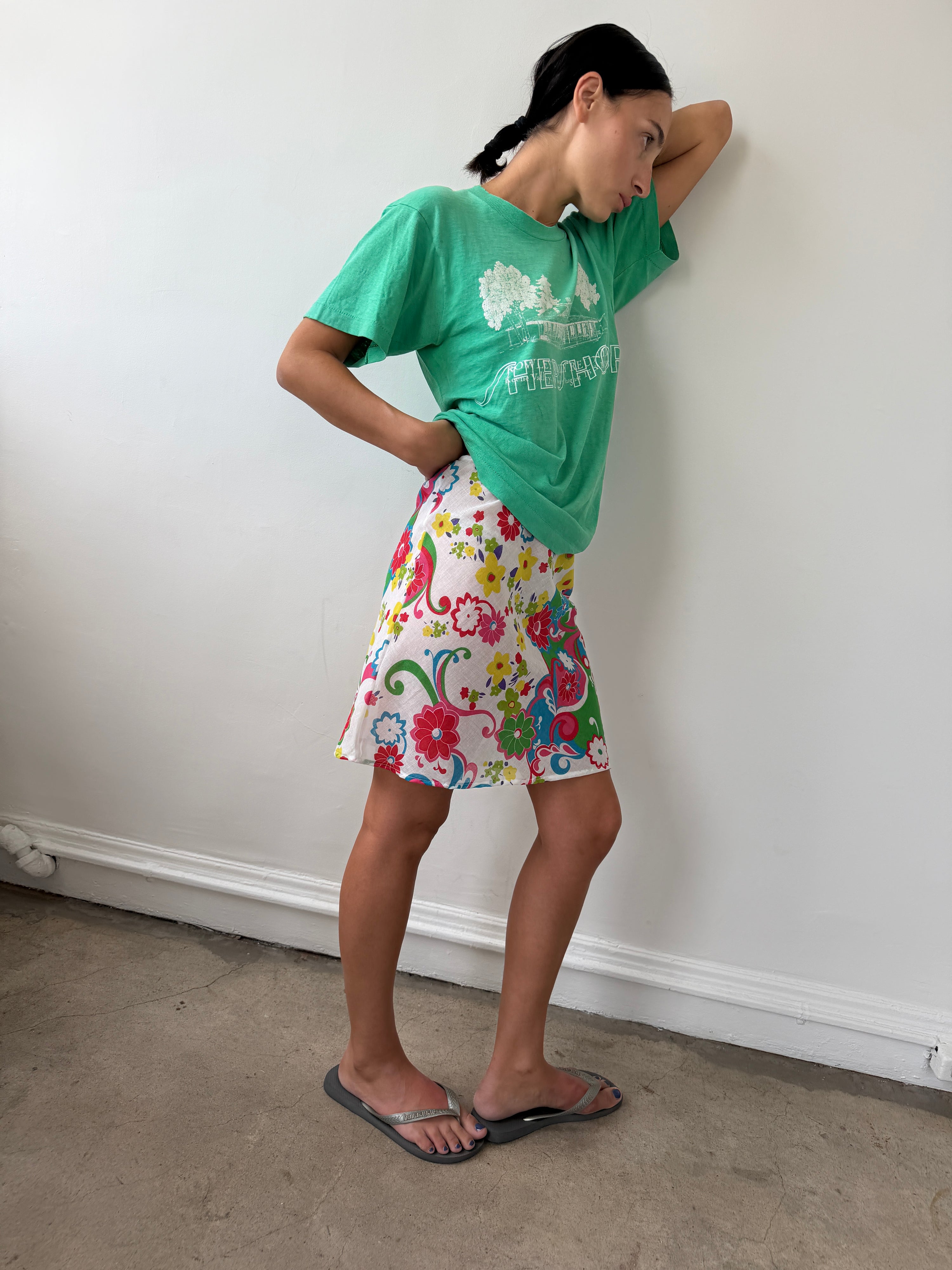 The 90's Bias Mini Skirt Magnolia