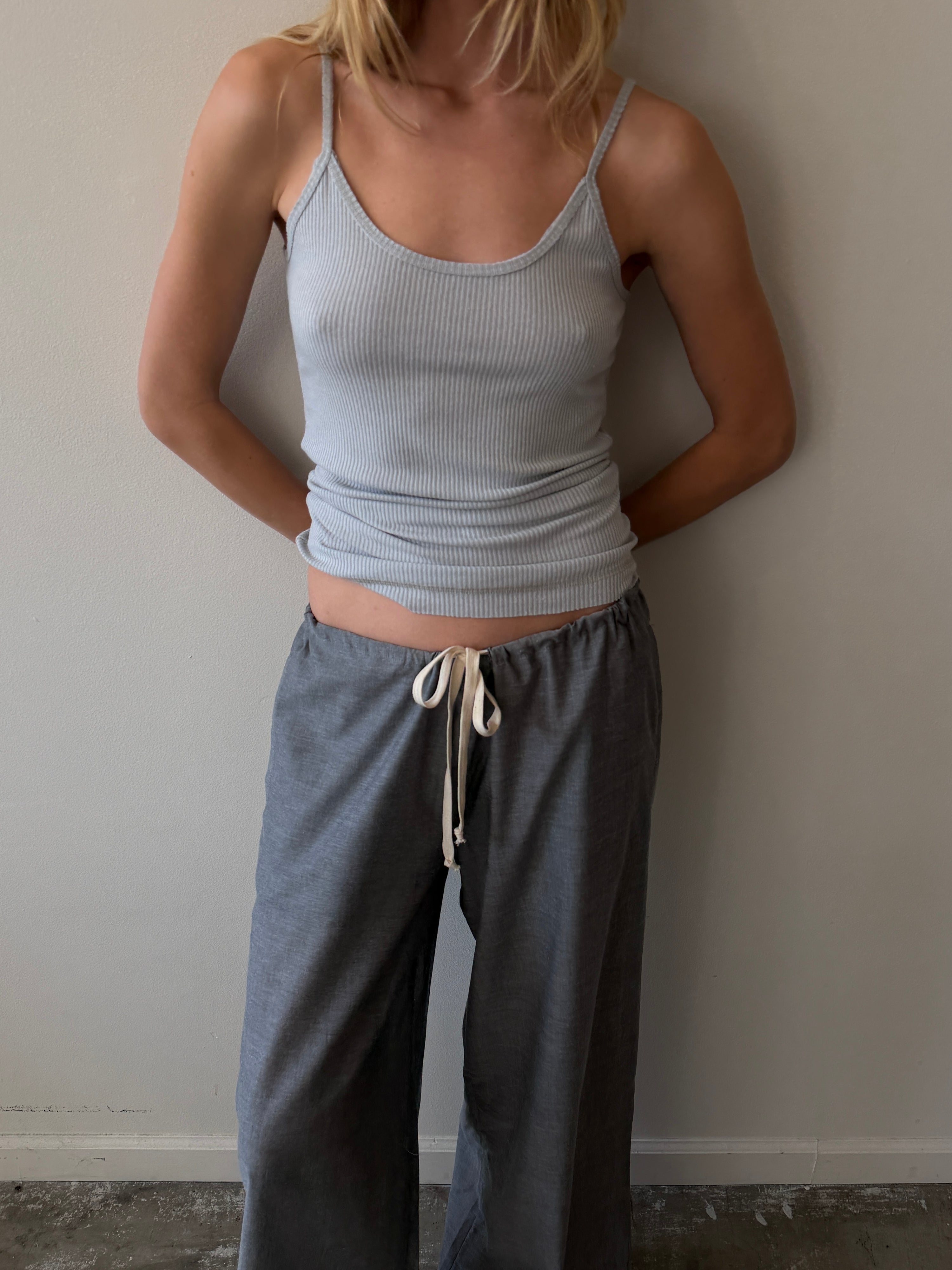 Starla Icy Grey Tank Top