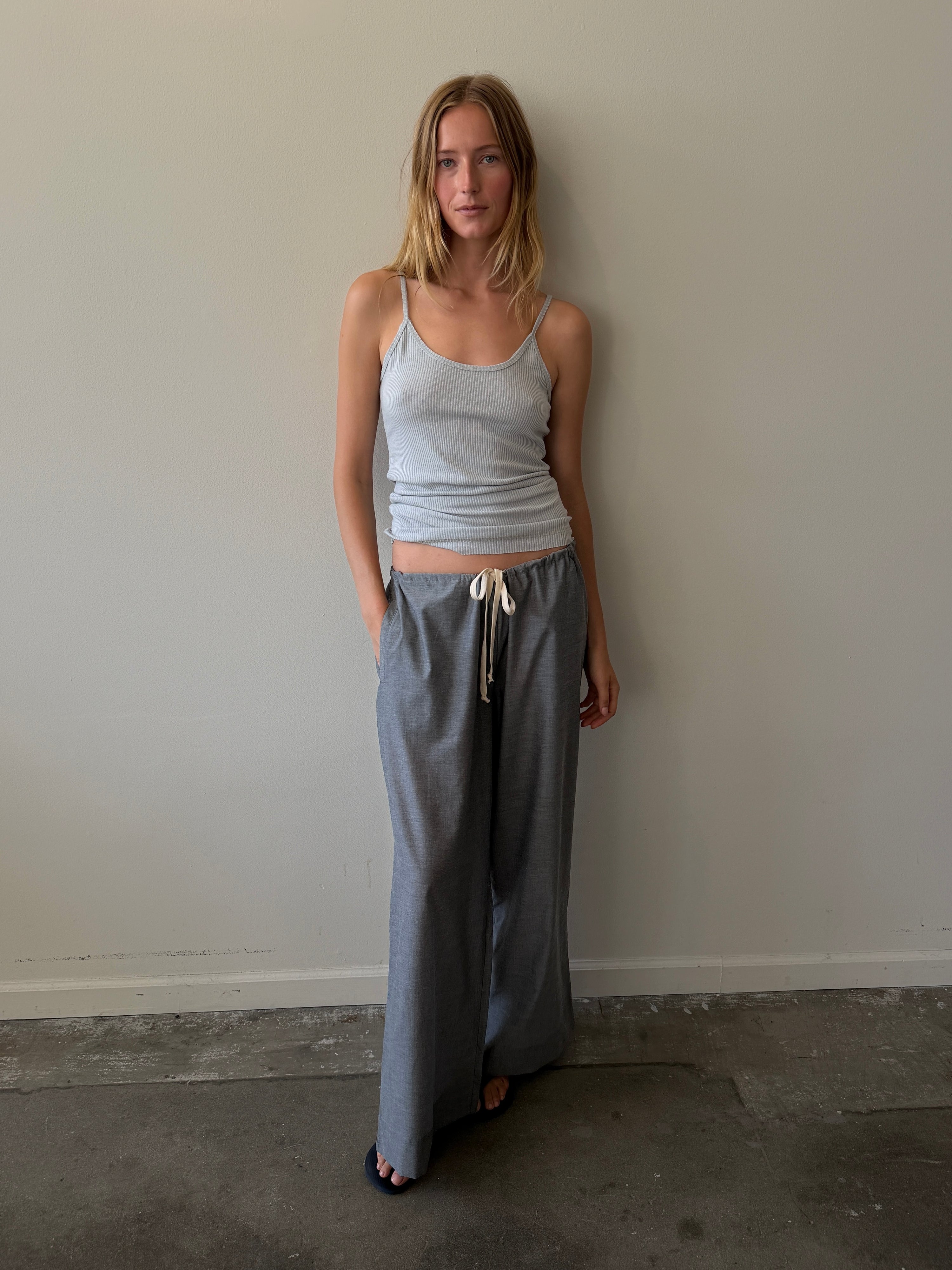 Starla Icy Grey Tank Top