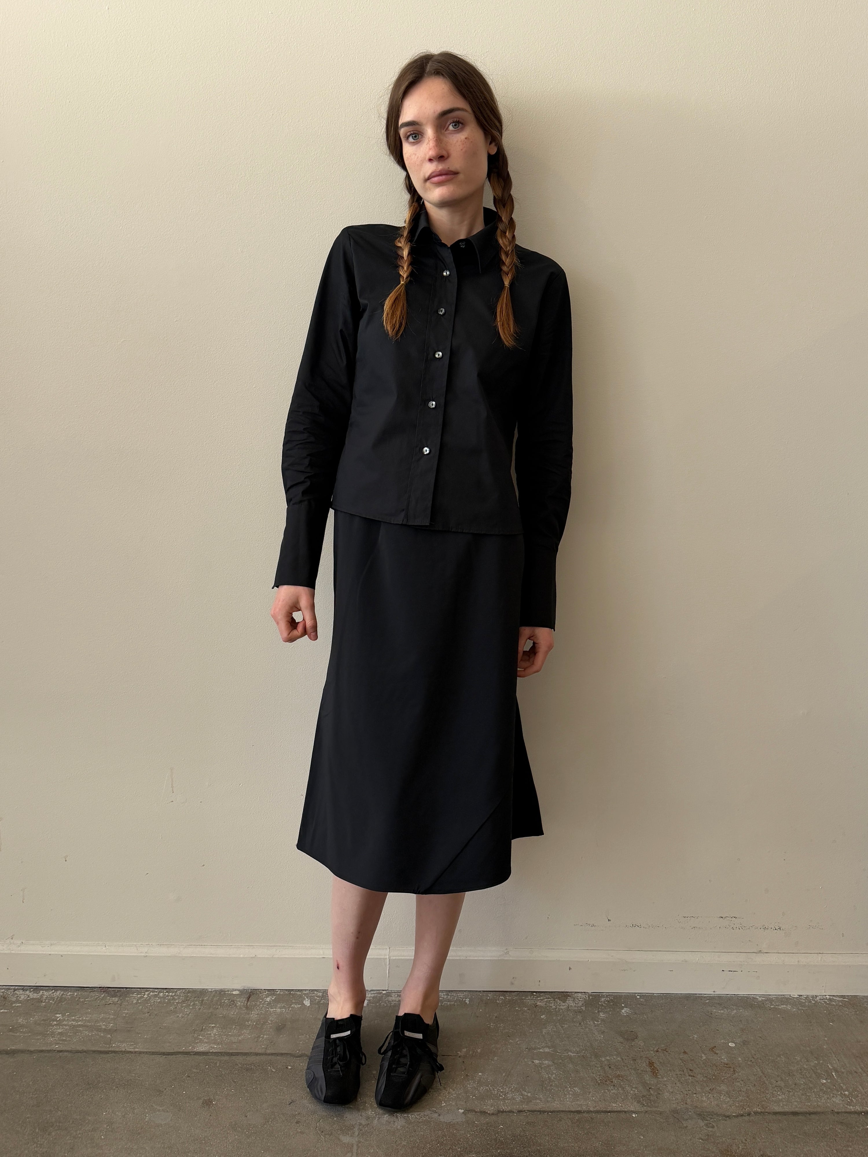 Charlie Button Up Black
