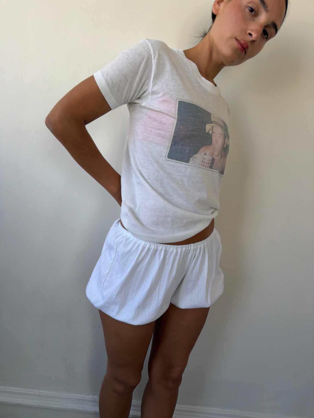 Babydoll Bloomers White Pointelle