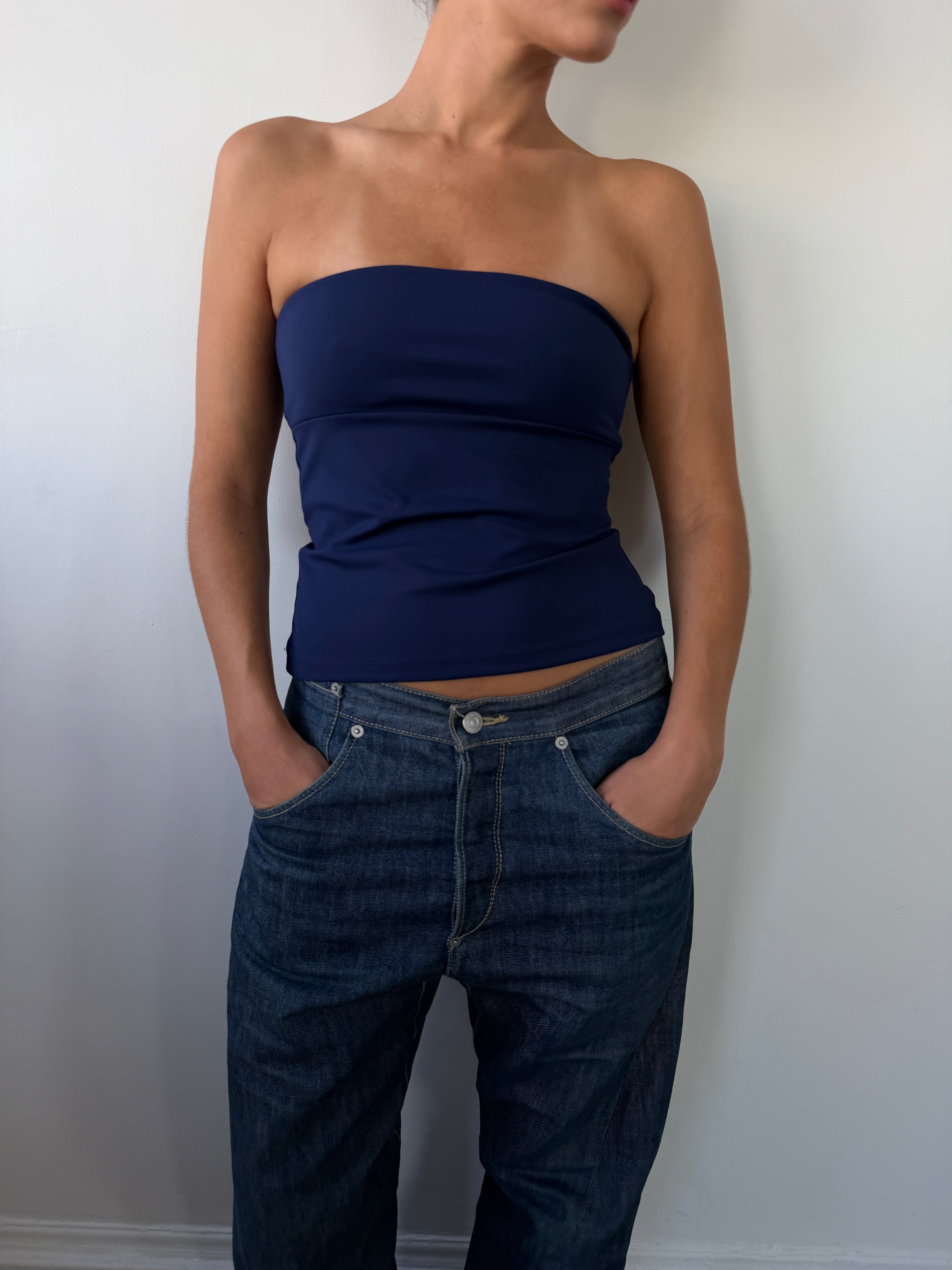 Tube Top Navy