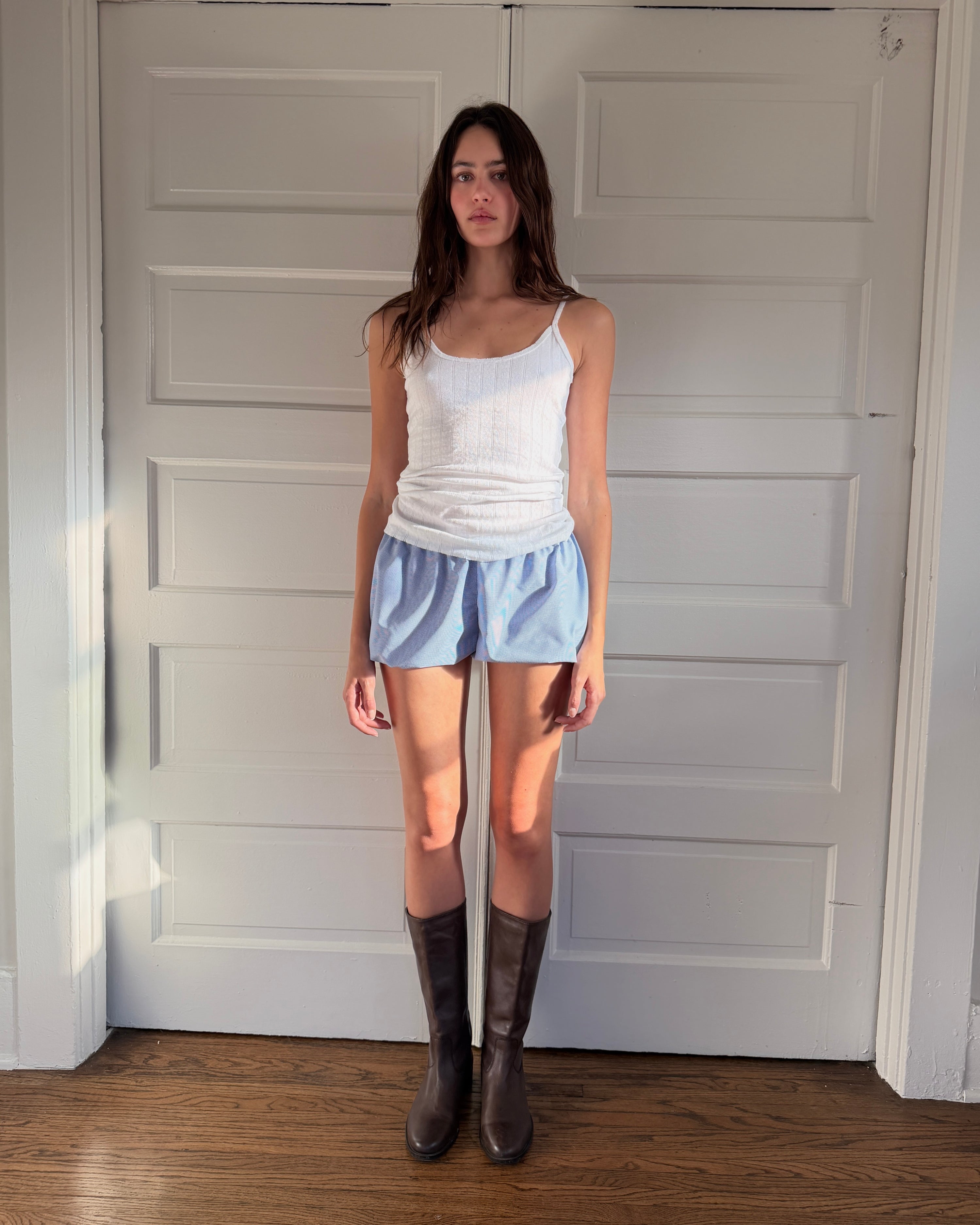 Babydoll Bloomers Tiny Blue Gingham