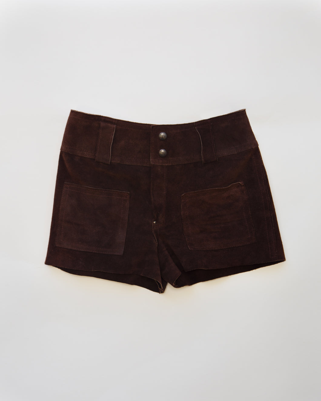 Suede Hot Pants by Neiman Marcus