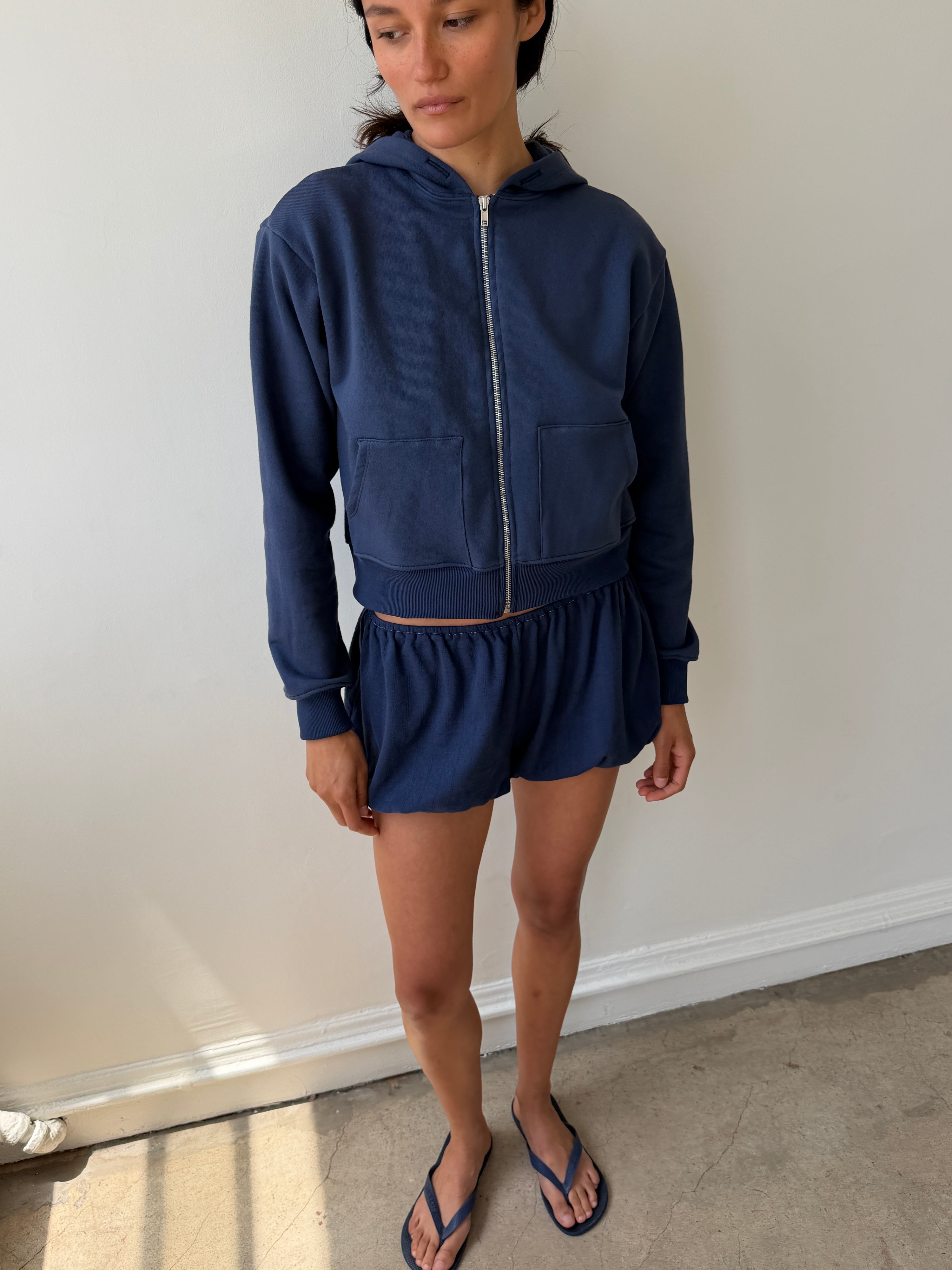 Chuck Hoodie Navy French Terry