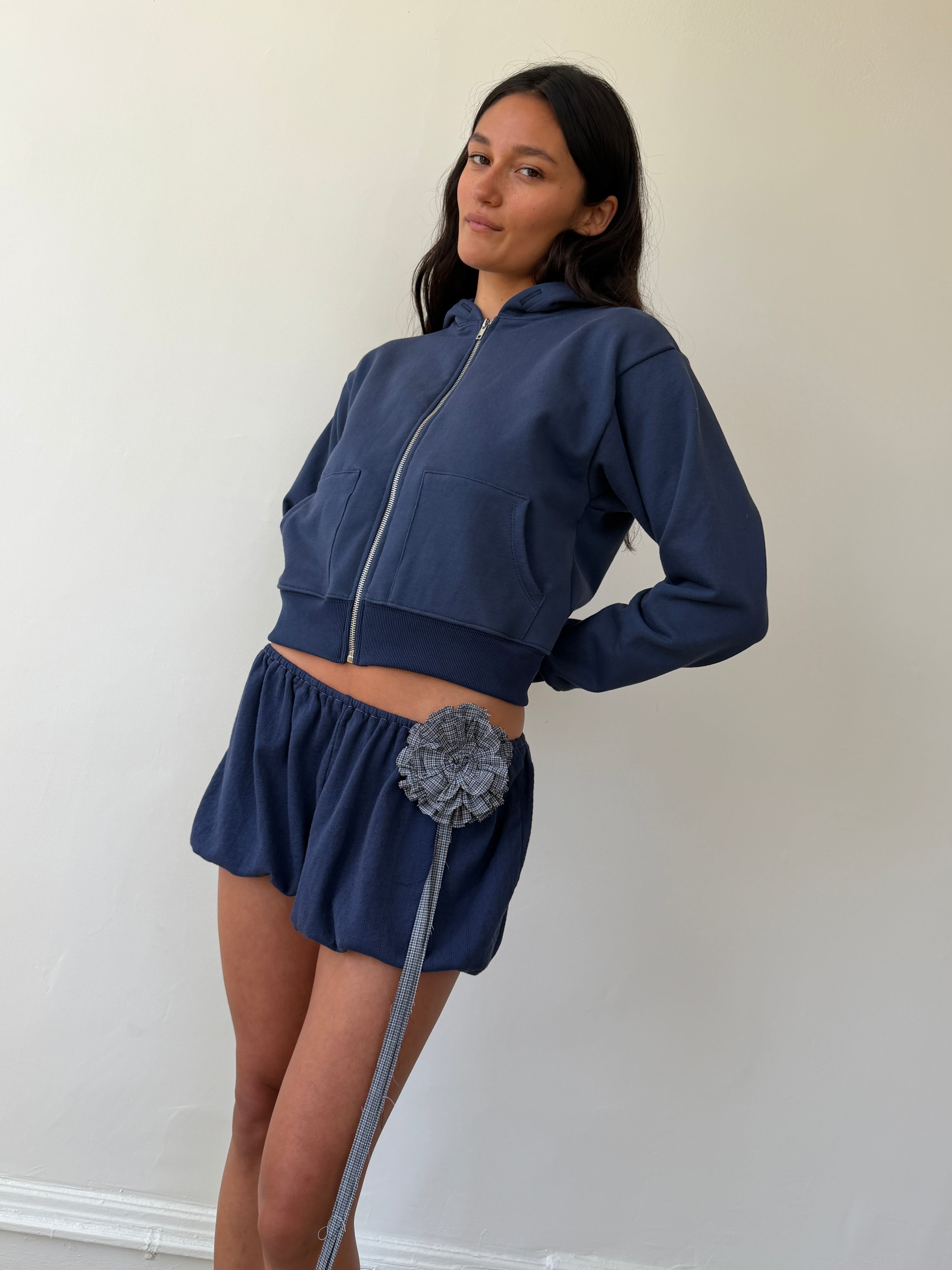 Chuck Hoodie Navy French Terry